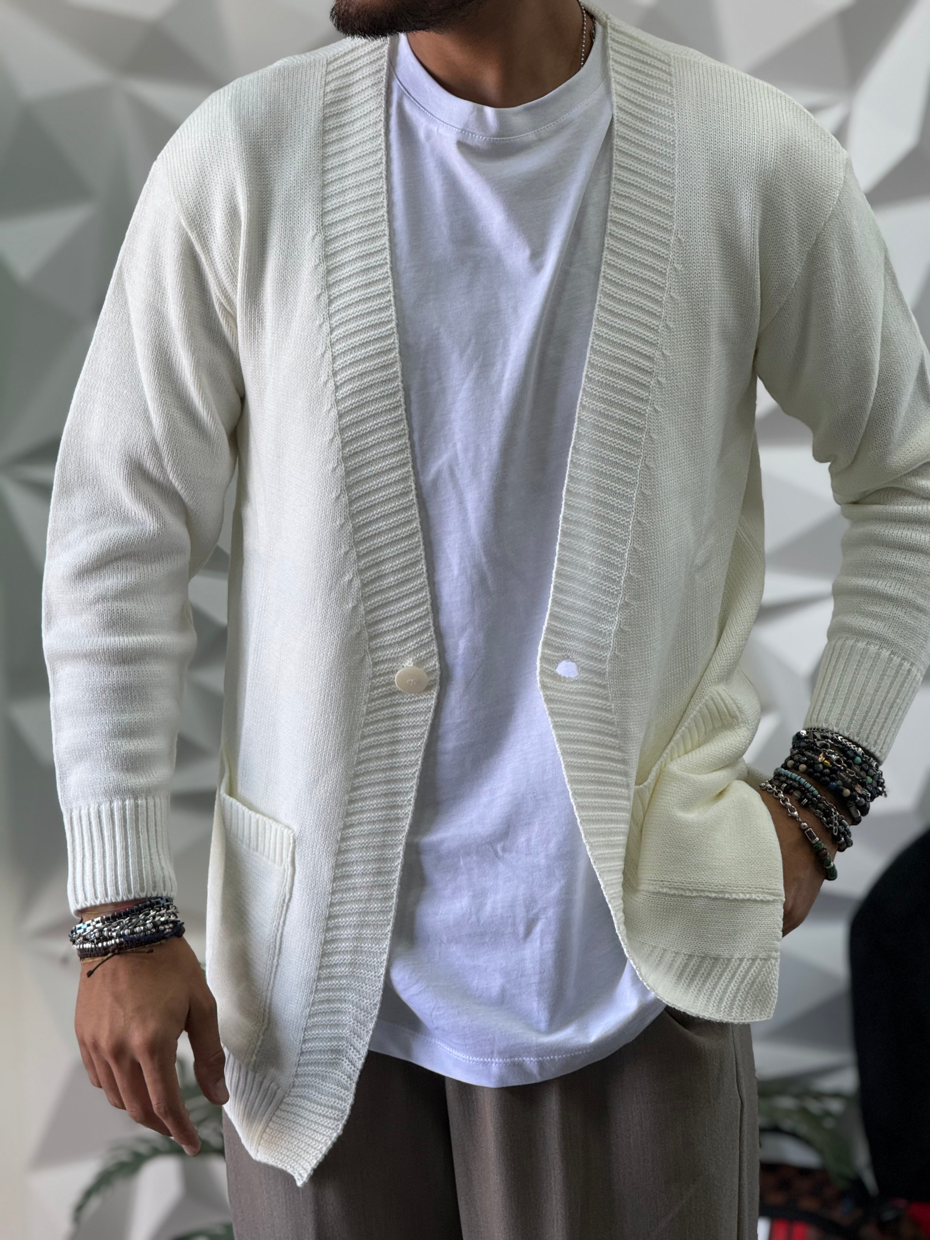 Cardigan panna New Job Brand