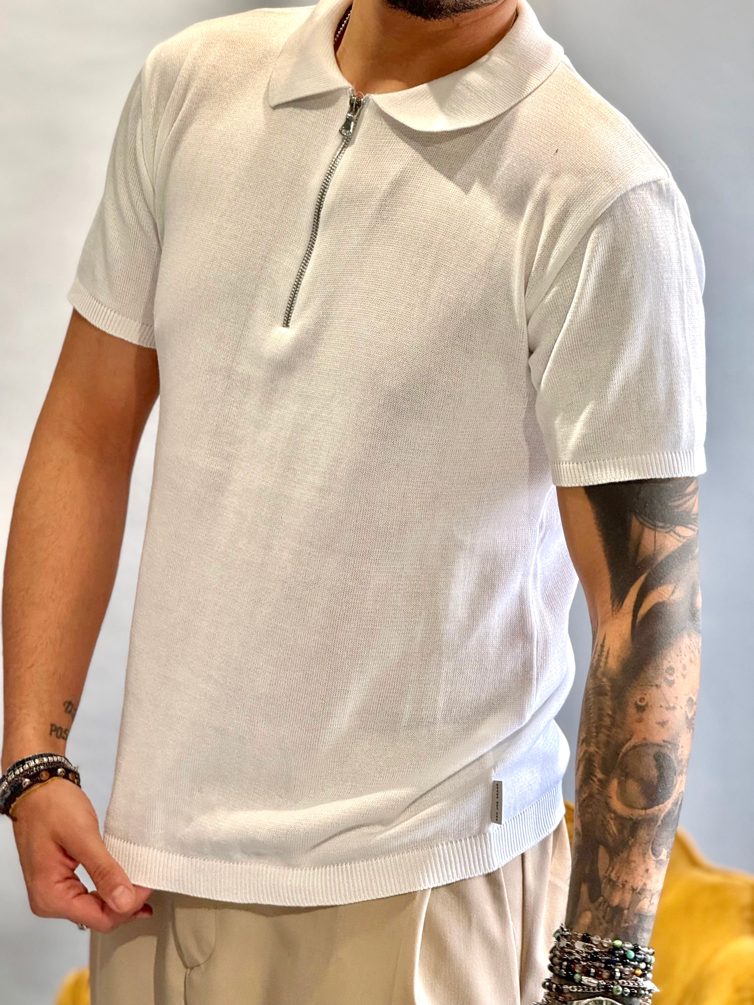 Polo zip in filo new job brand