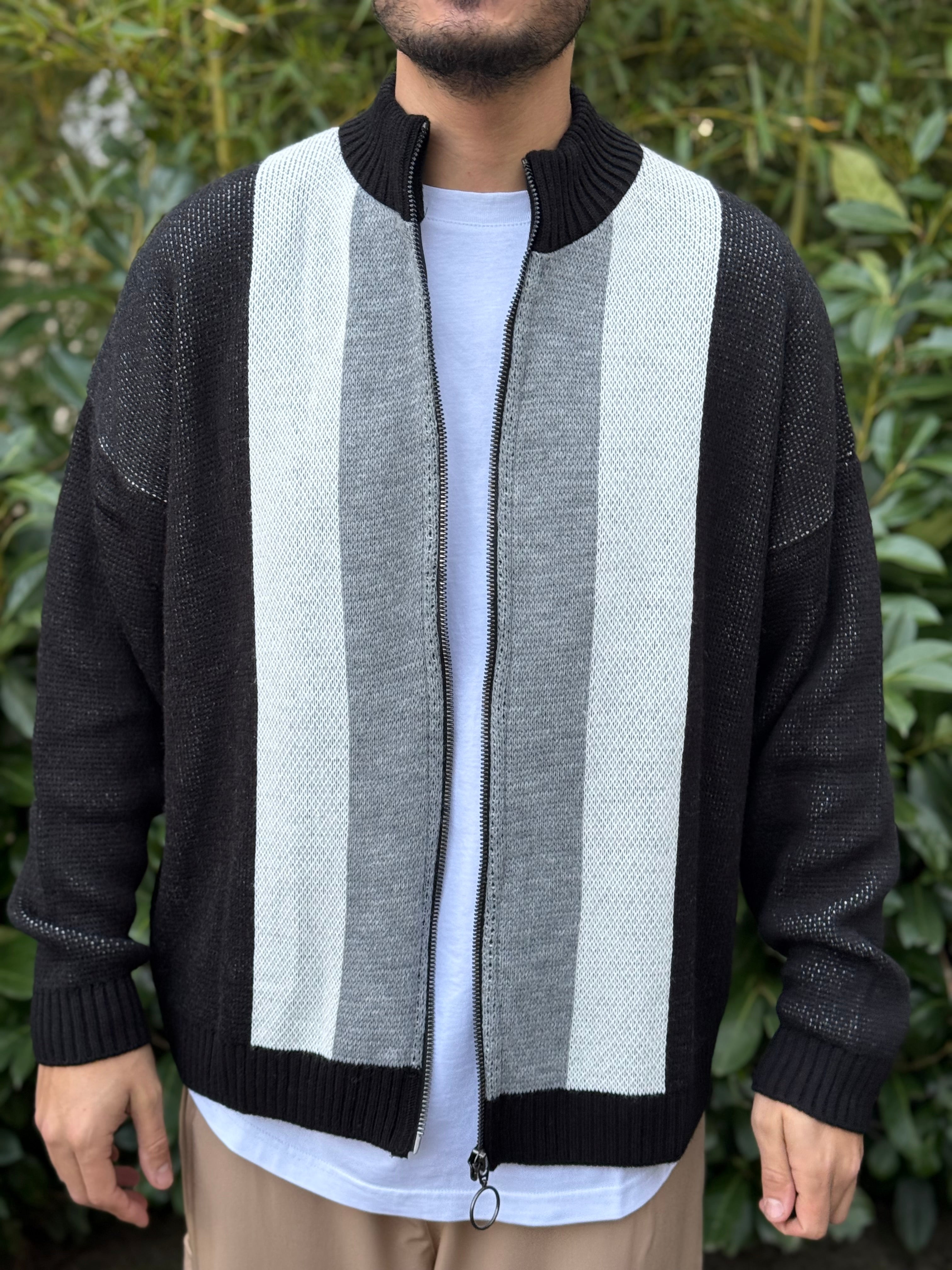 PULLOVER MEZZO COLLO CON ZIP NEW JOB BRAND