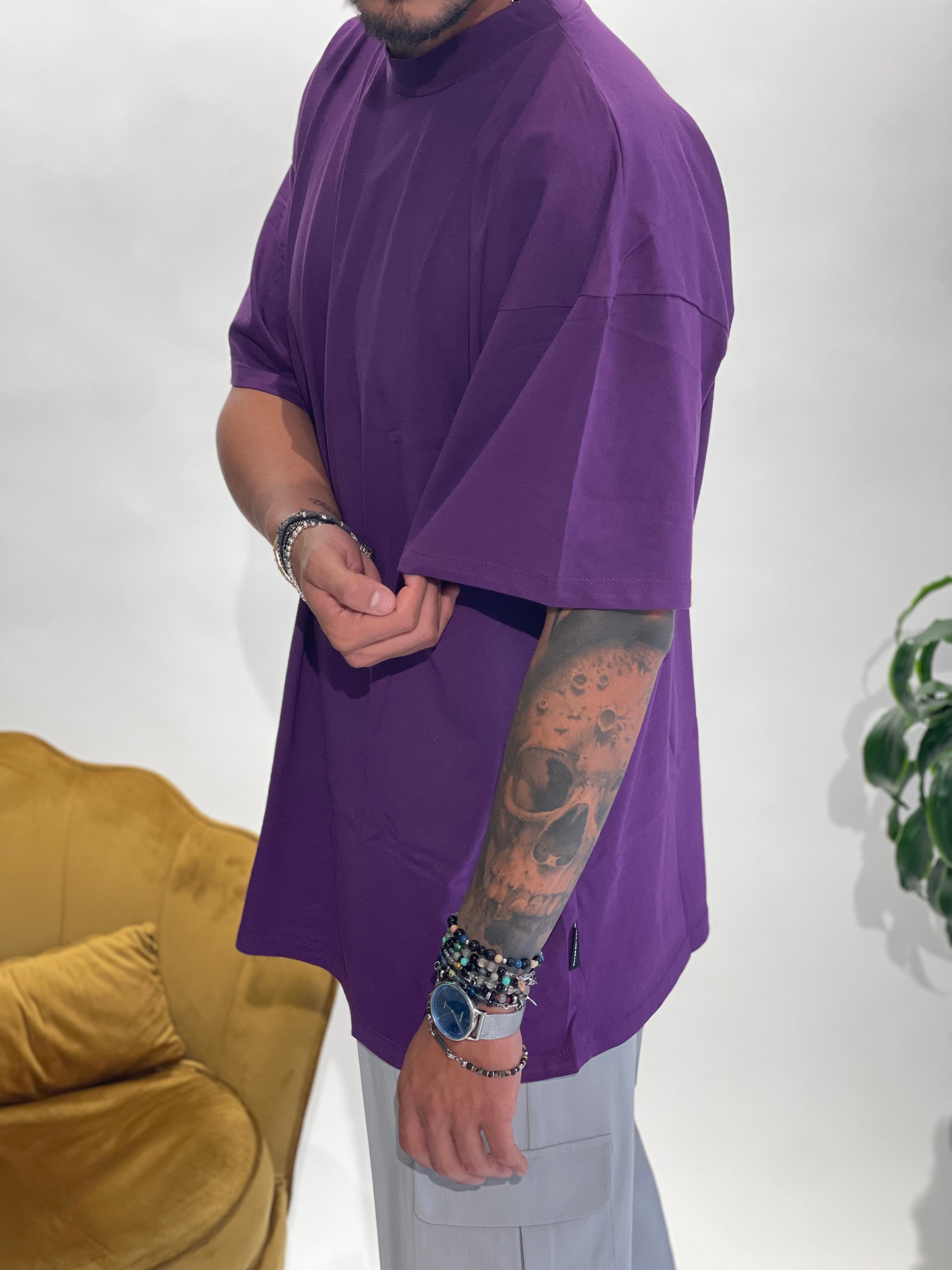 SHIRT OVERSIZE LIVING YOUR DREAM VIOLA