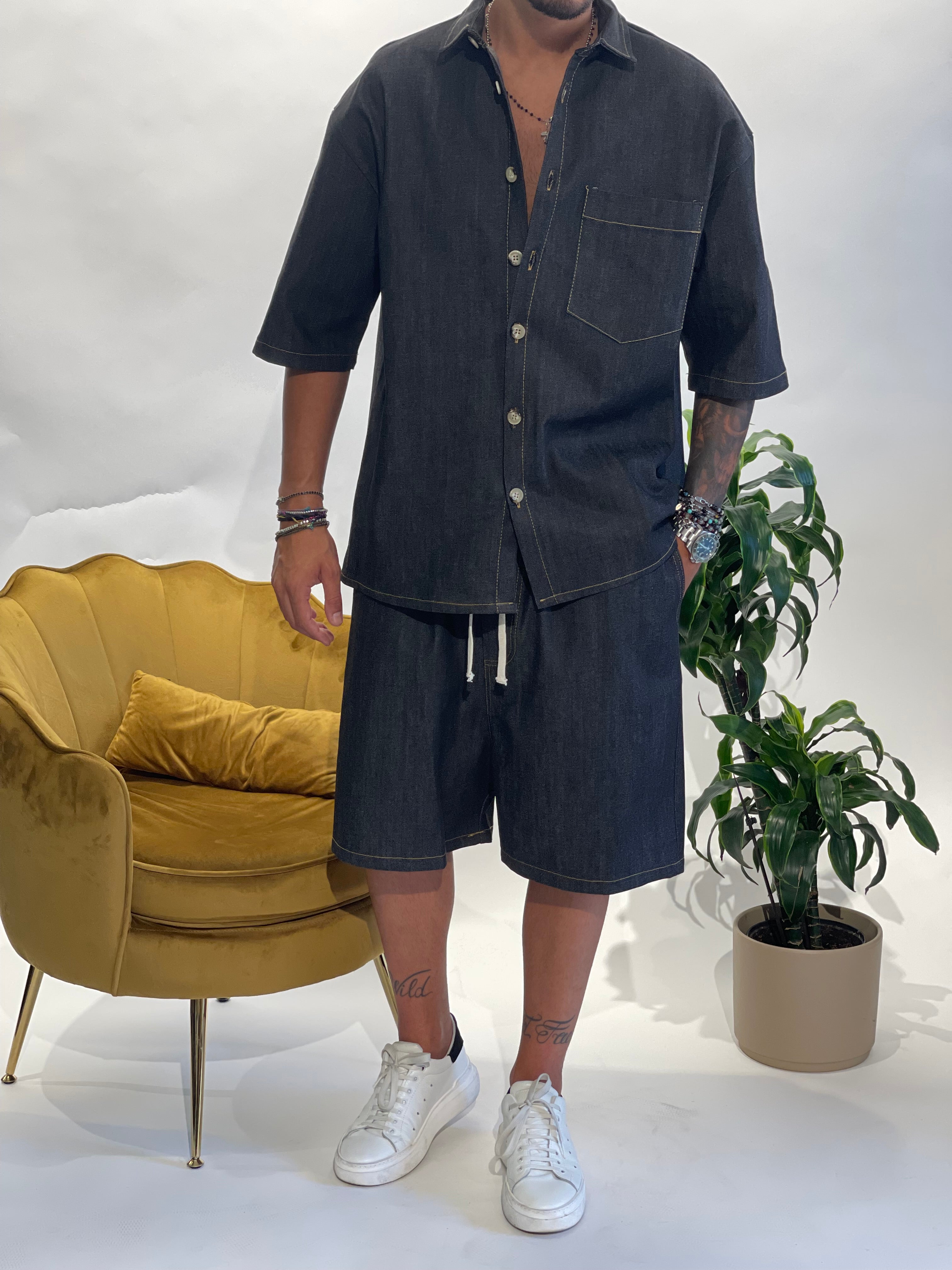 COORDINATO OVER DI JEANS NEW JOB BRAND