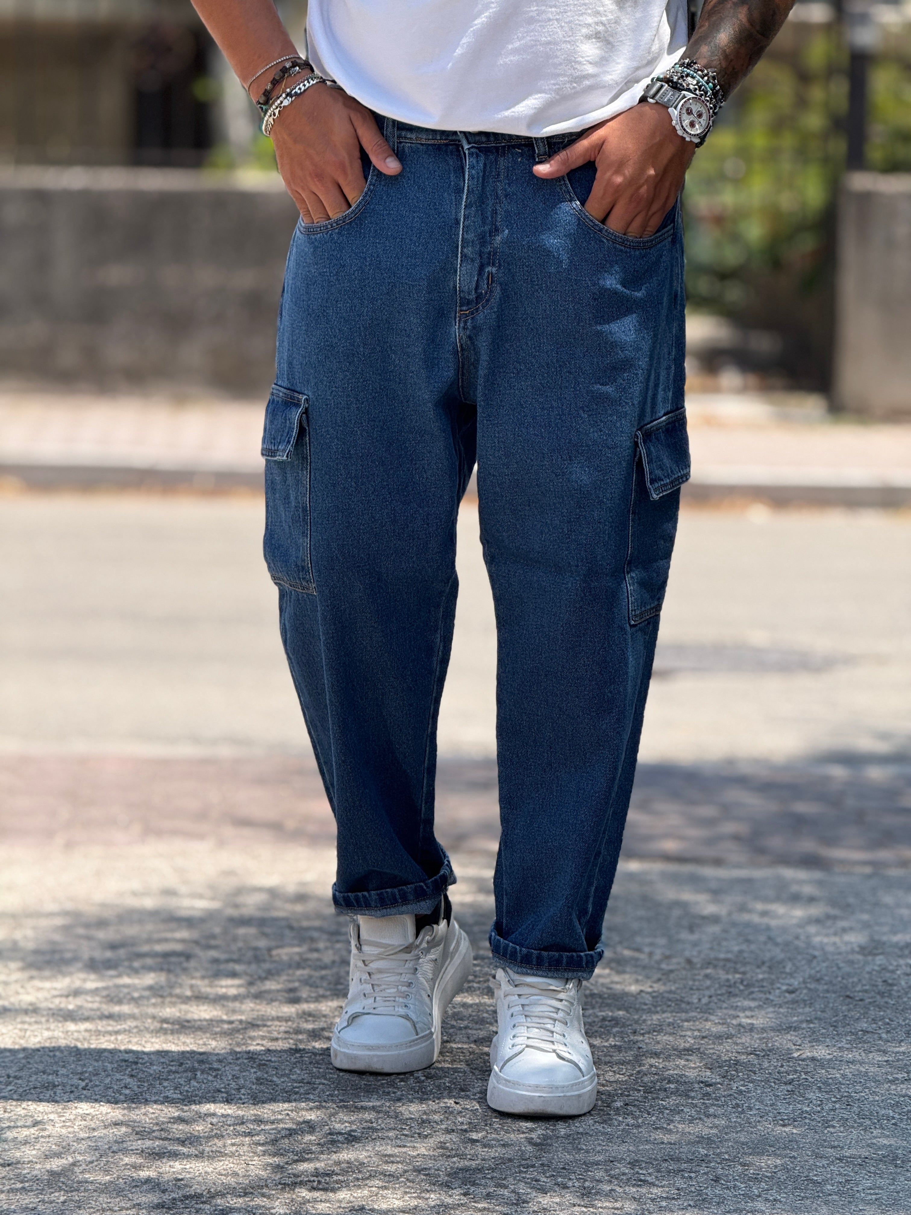 Jeans Canaria cargo New Job Brand