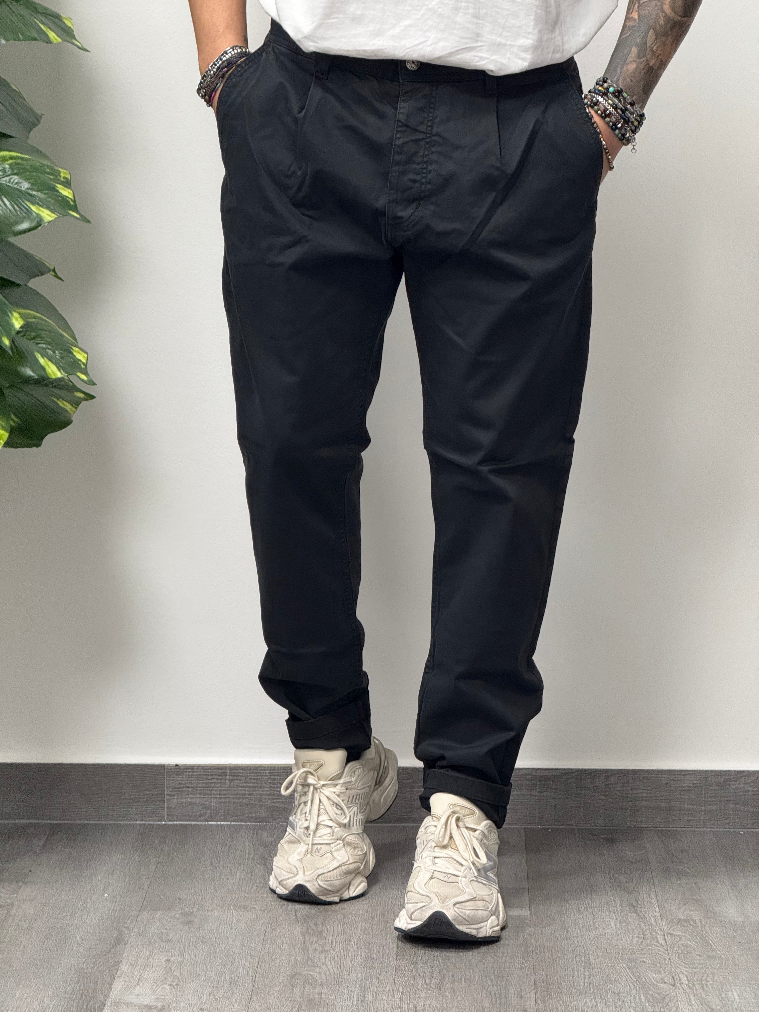 PANTALONE MILANO NERO NEW JOB BRAND