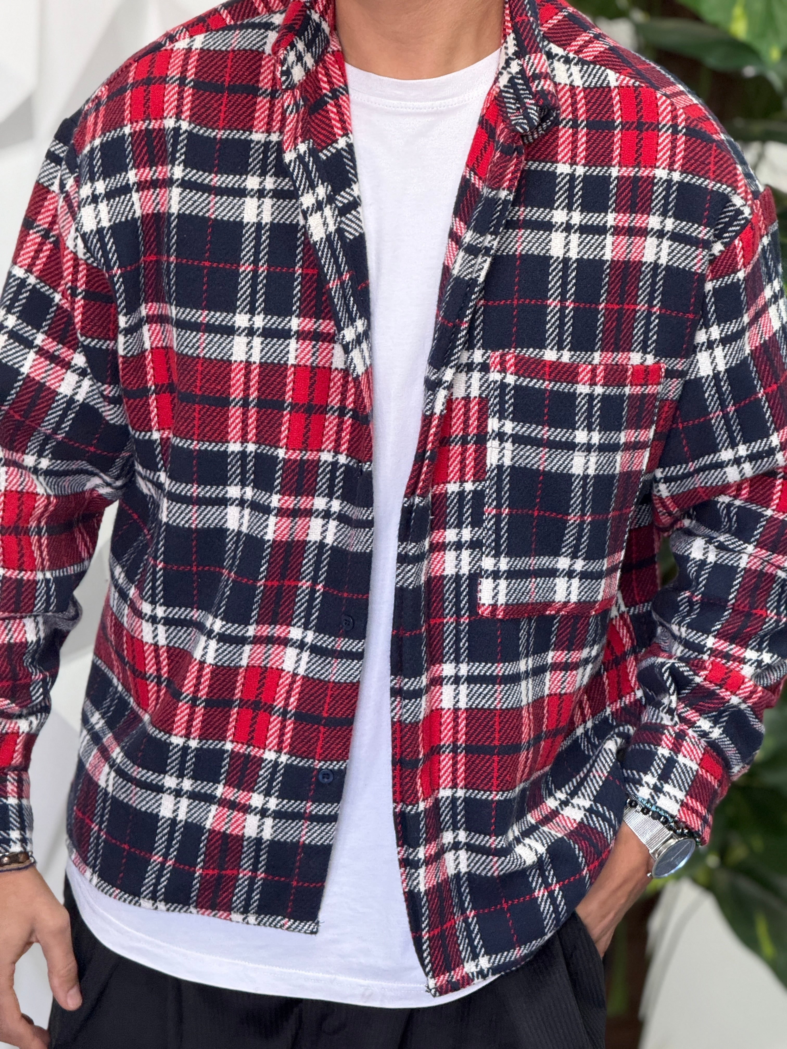 Camicia Flanella Quadri New Job Brand