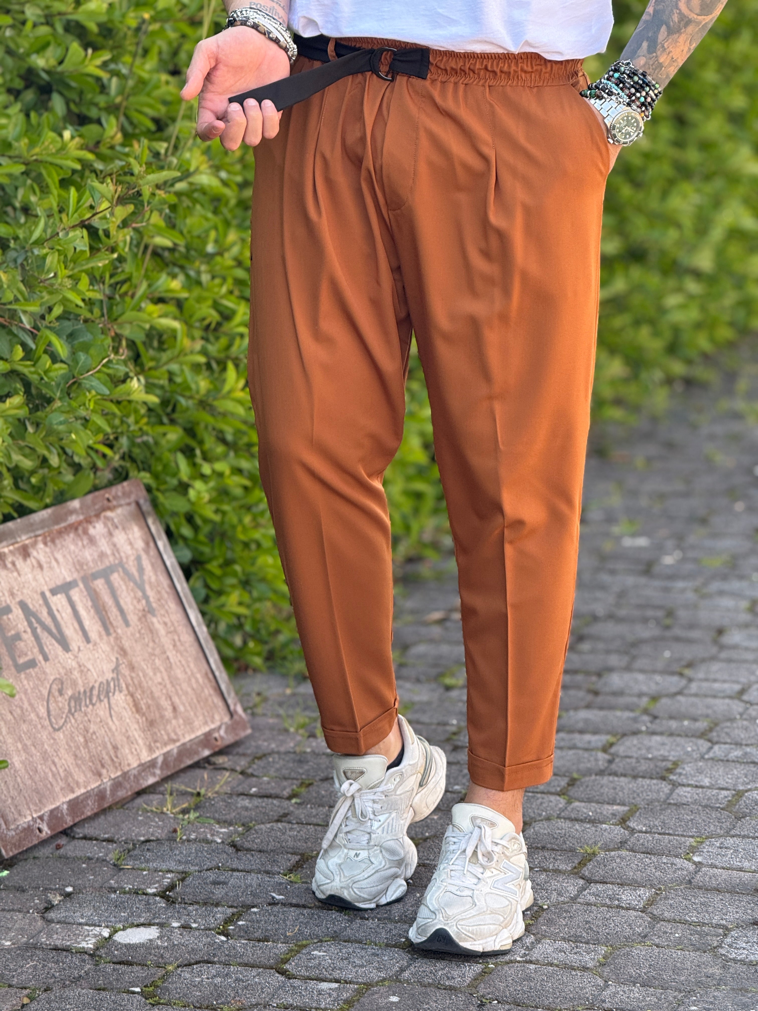 Pantalaccio Fibbia ruggine New Job Brand