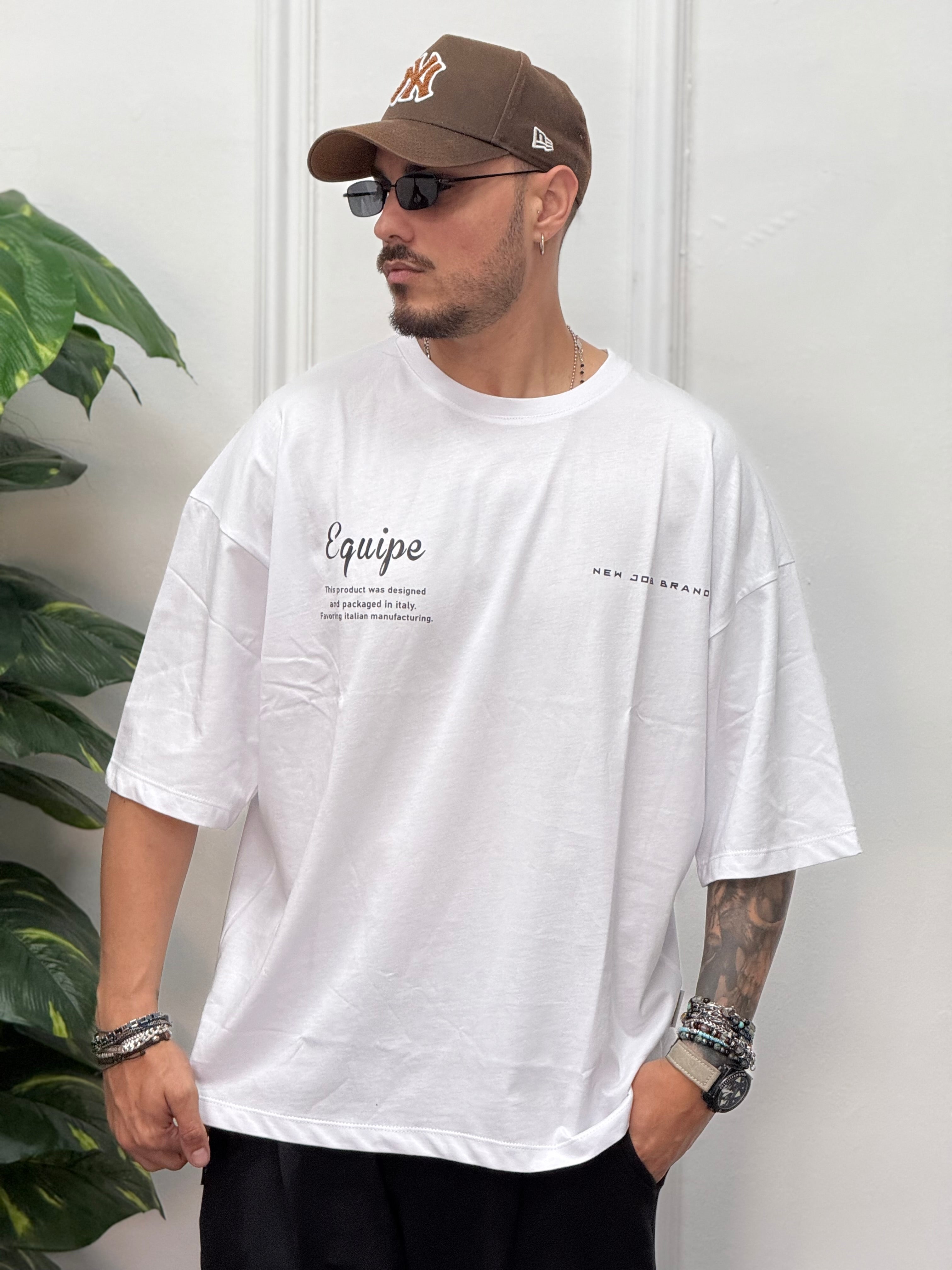 SHIRT OVERSIZE EQUIPE MANICA 3/4 NEW JOB BRAND