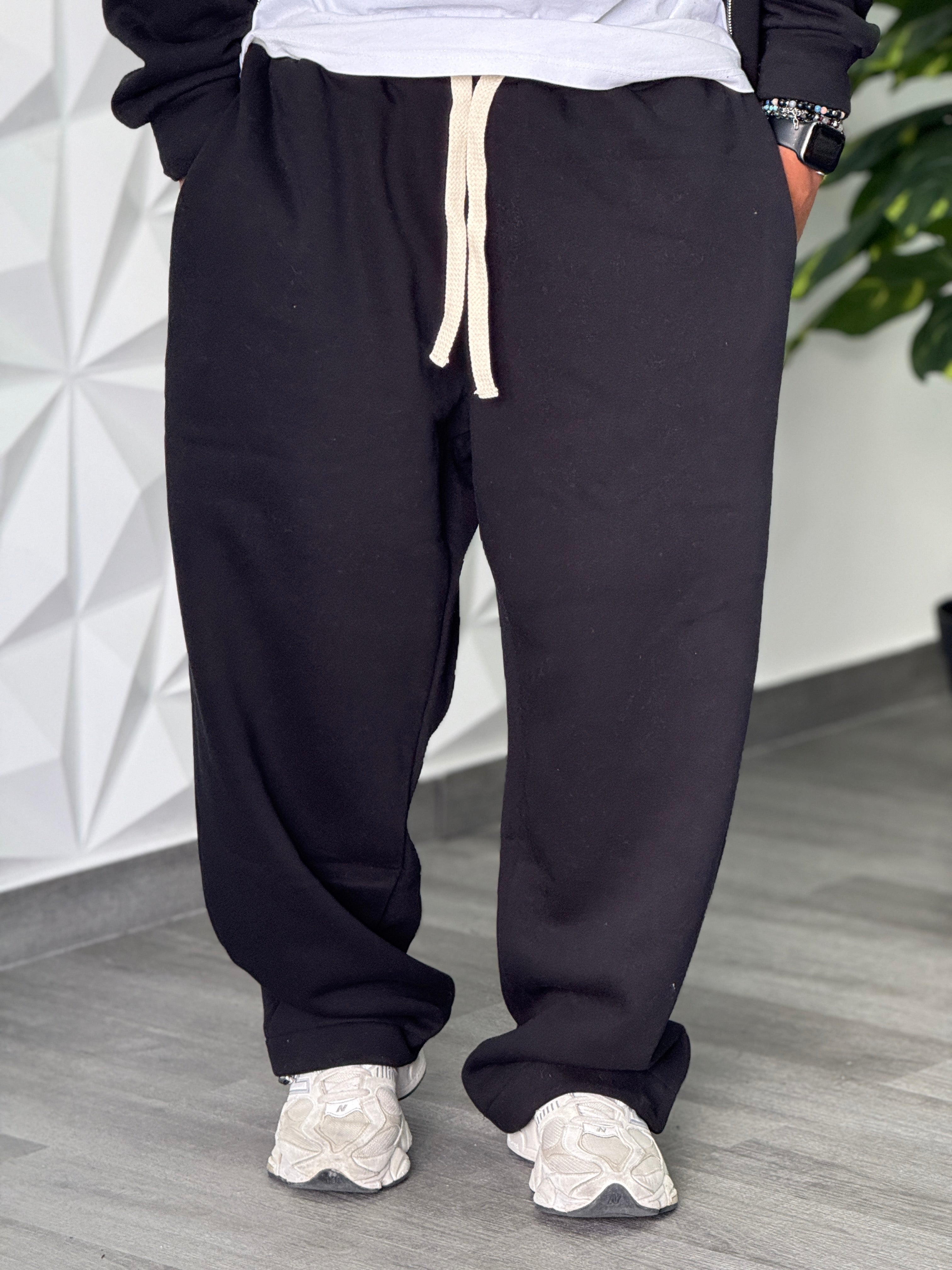 Coordinato tuta Baggy nero GB28 New Job Brand