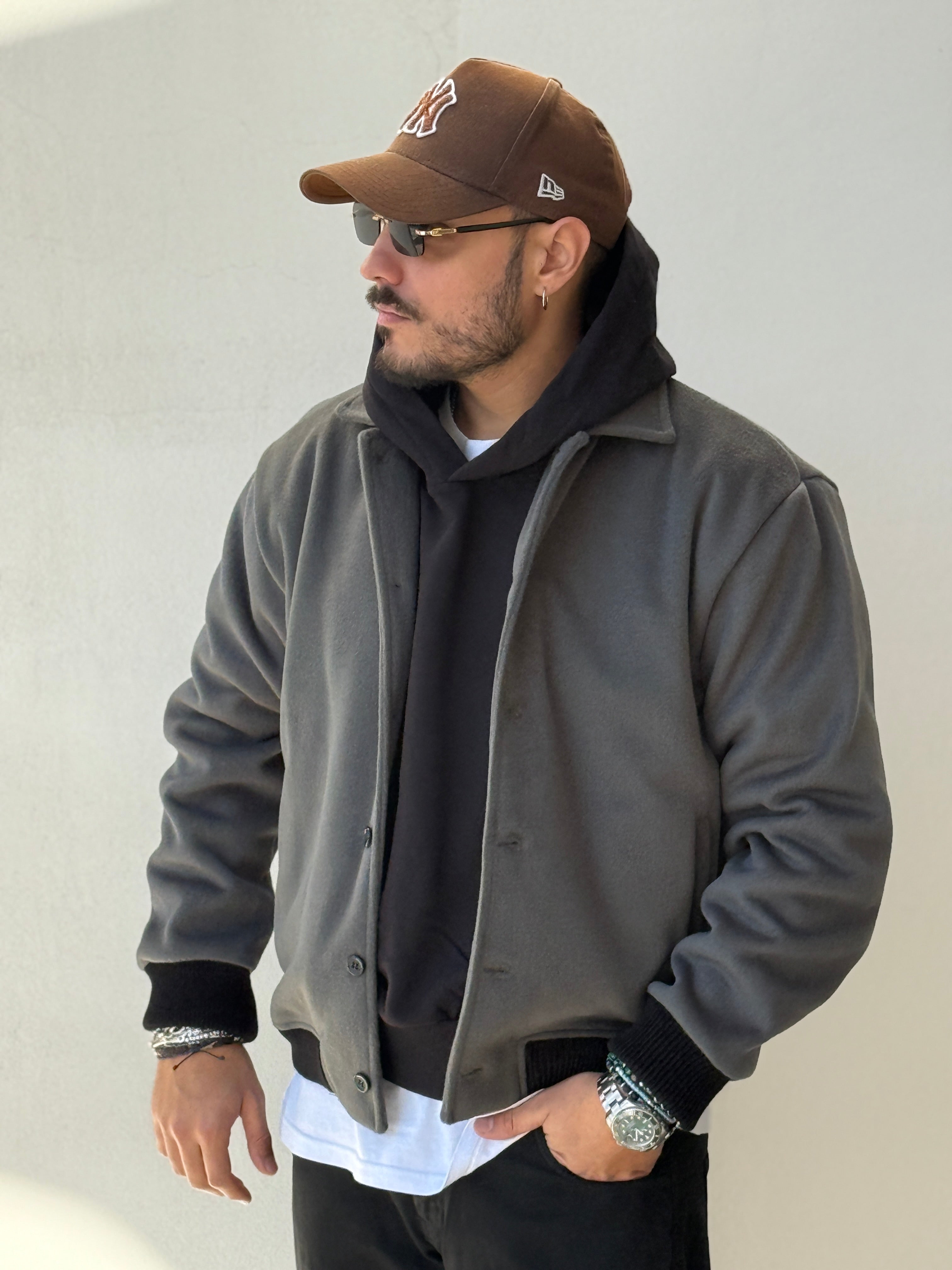 Giubbino Montecarlo verde militare new job brand