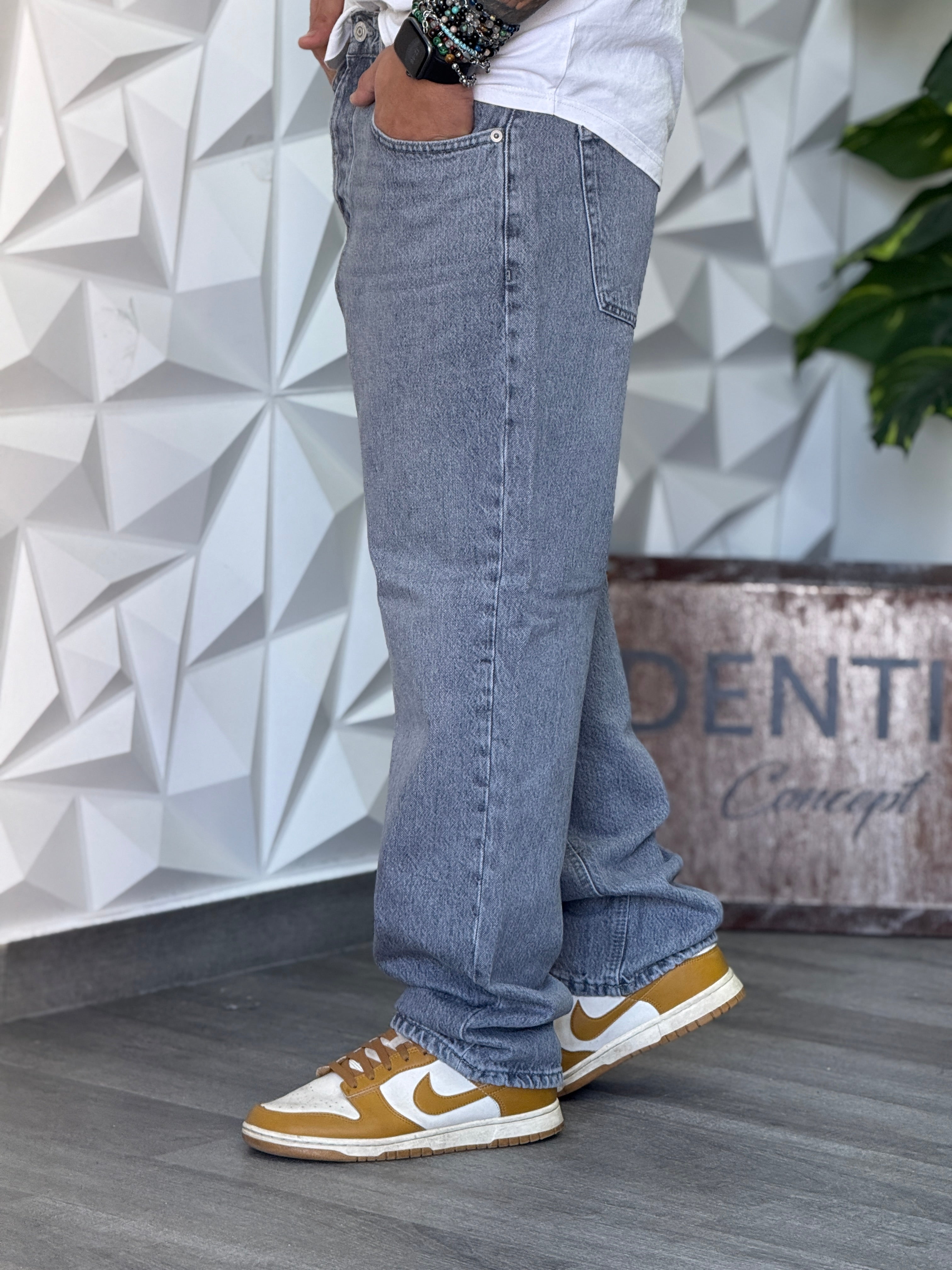 Jeans Baggy 2 Lavaggio grigio