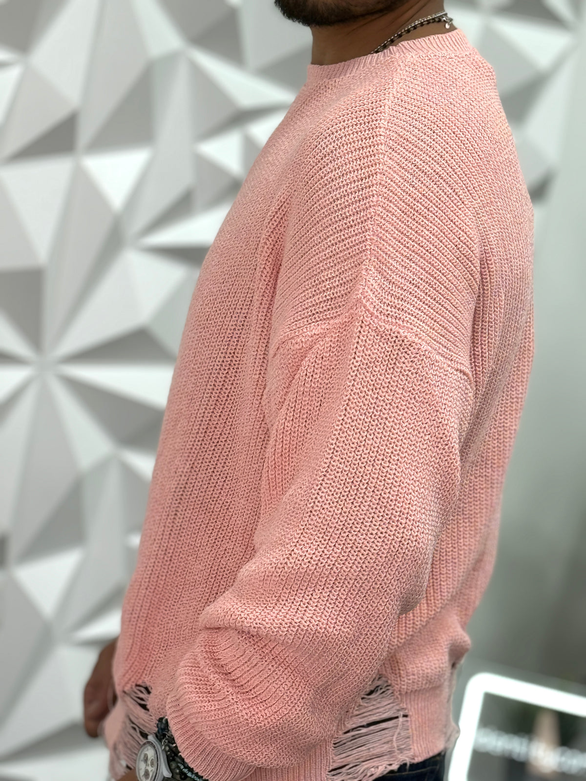 PULLOVER OVERSIZE ROSA NEW JOB BRAND