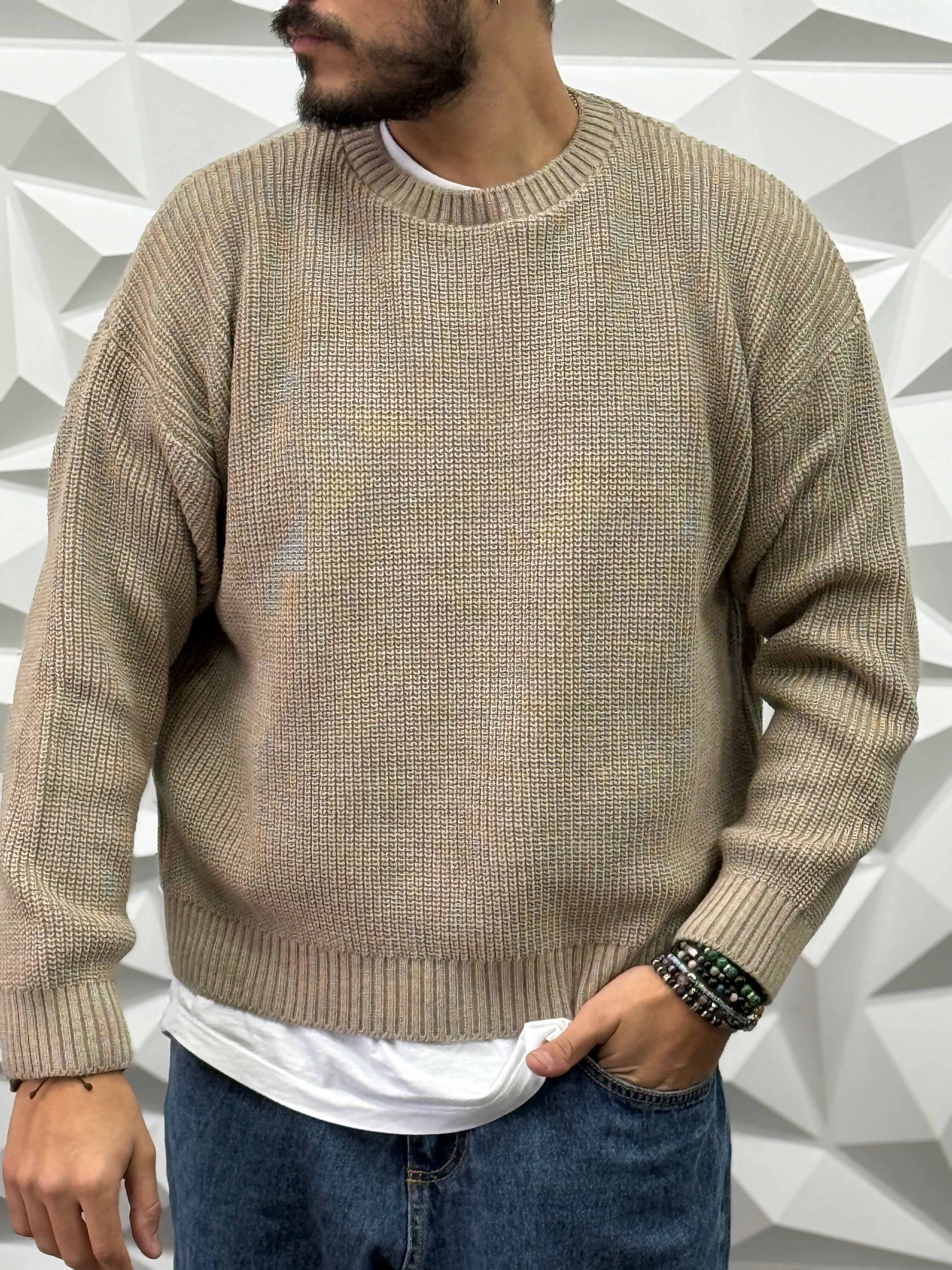 PULLOVER OVERSIZE CROPPED FANGO NEW JOB BRAND