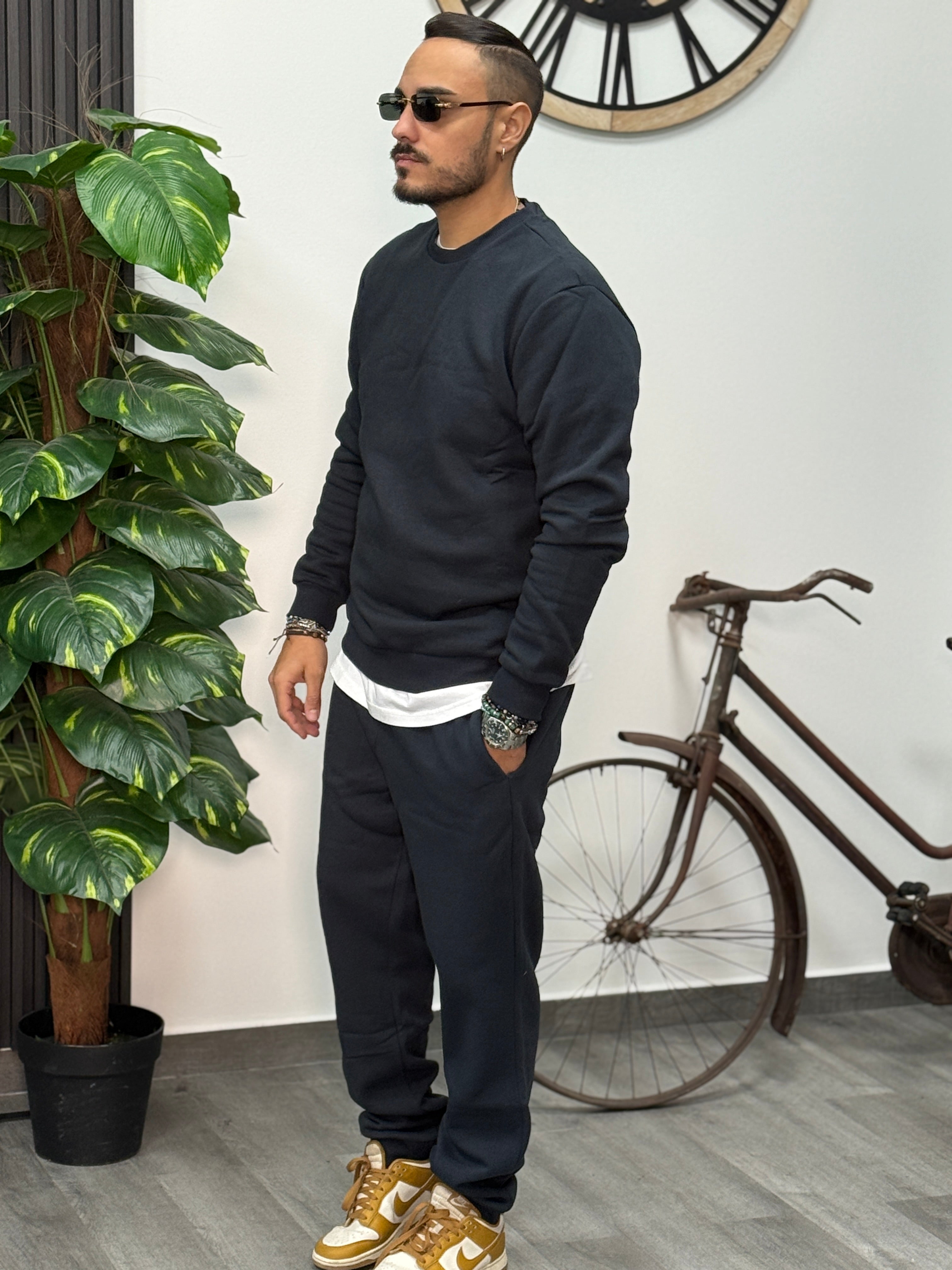 TUTA DAY GIROCOLLO BLU