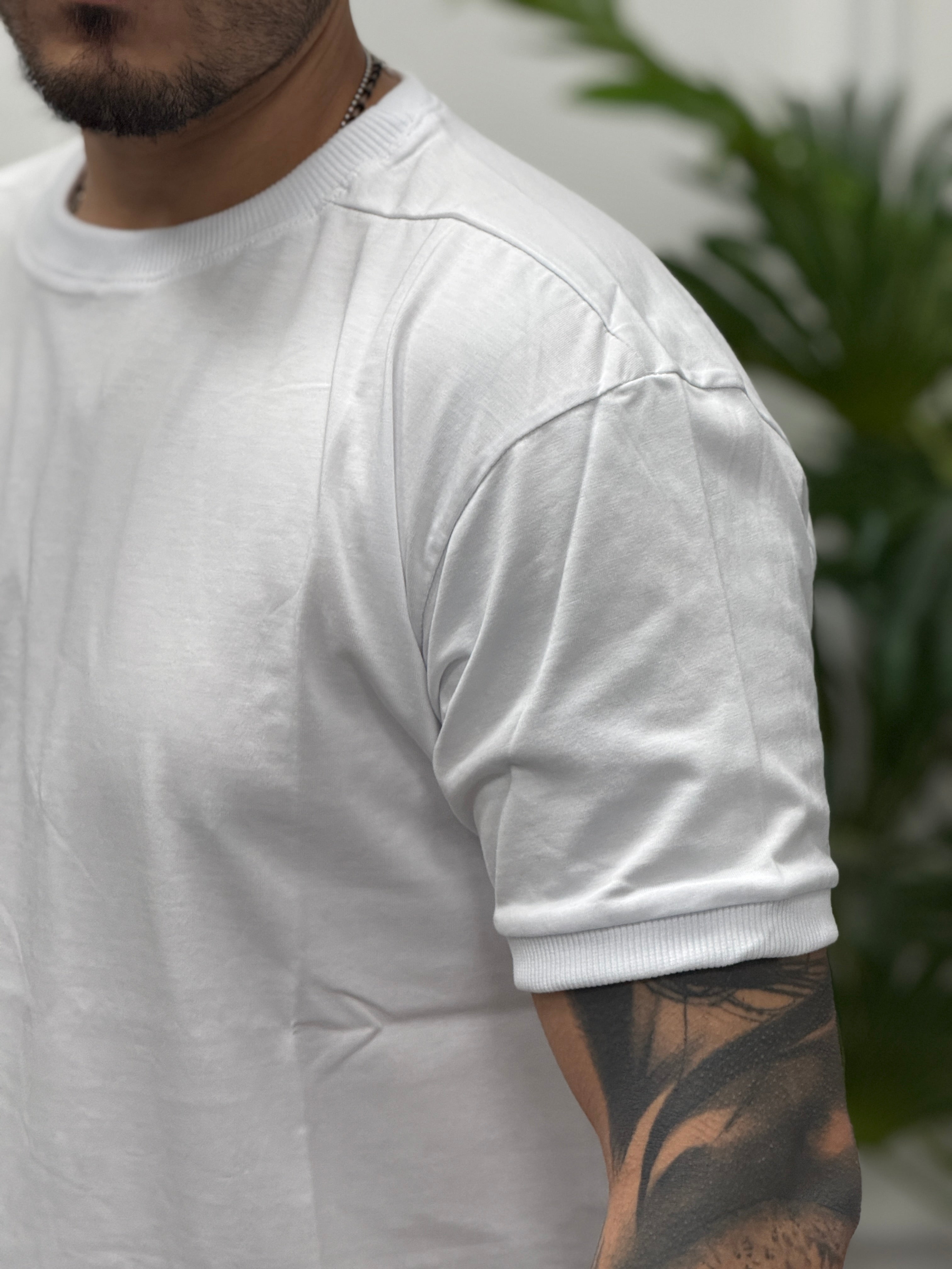 SHIRT A COSTINA BIANCA NEW JOB BRAND