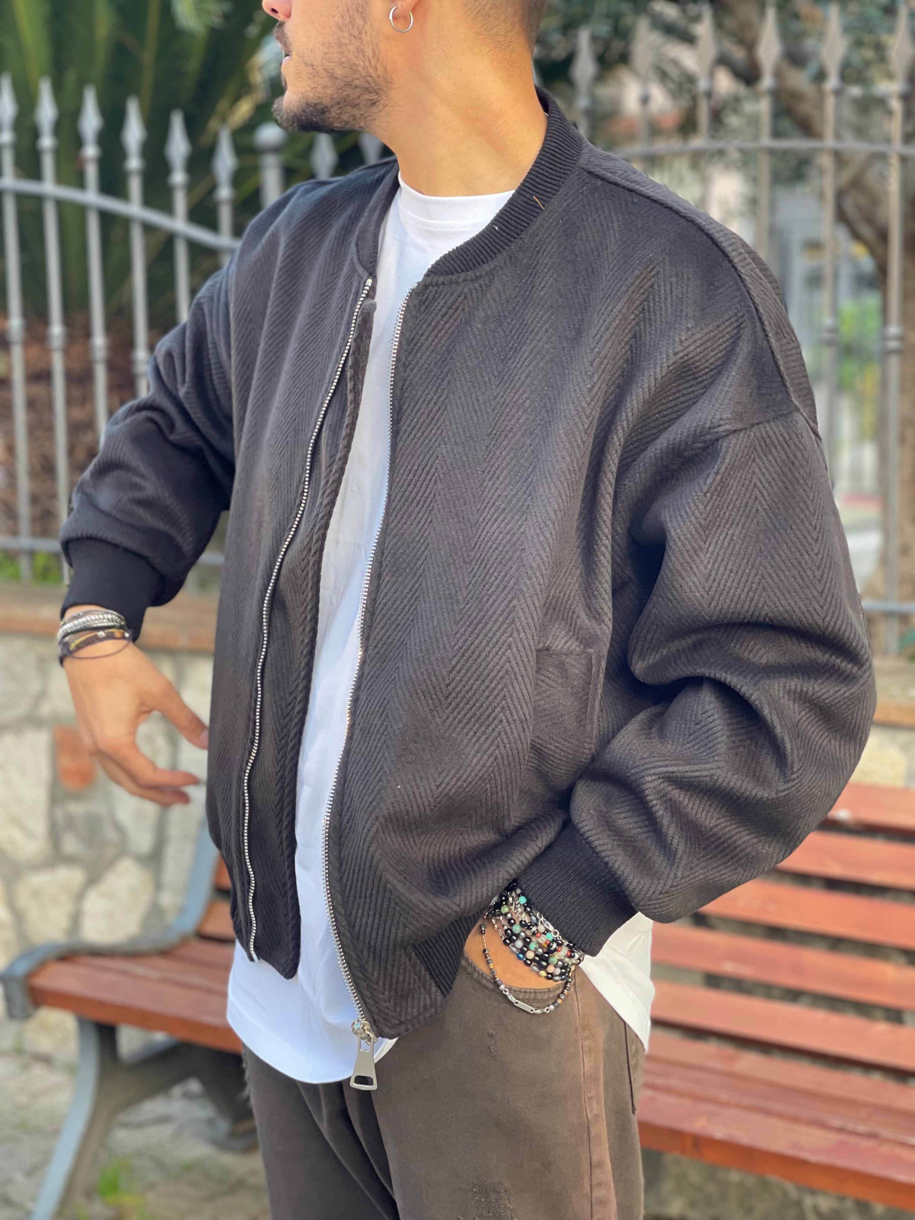 COLLEGE OVERSIZE NERO NEW JOB BRAND