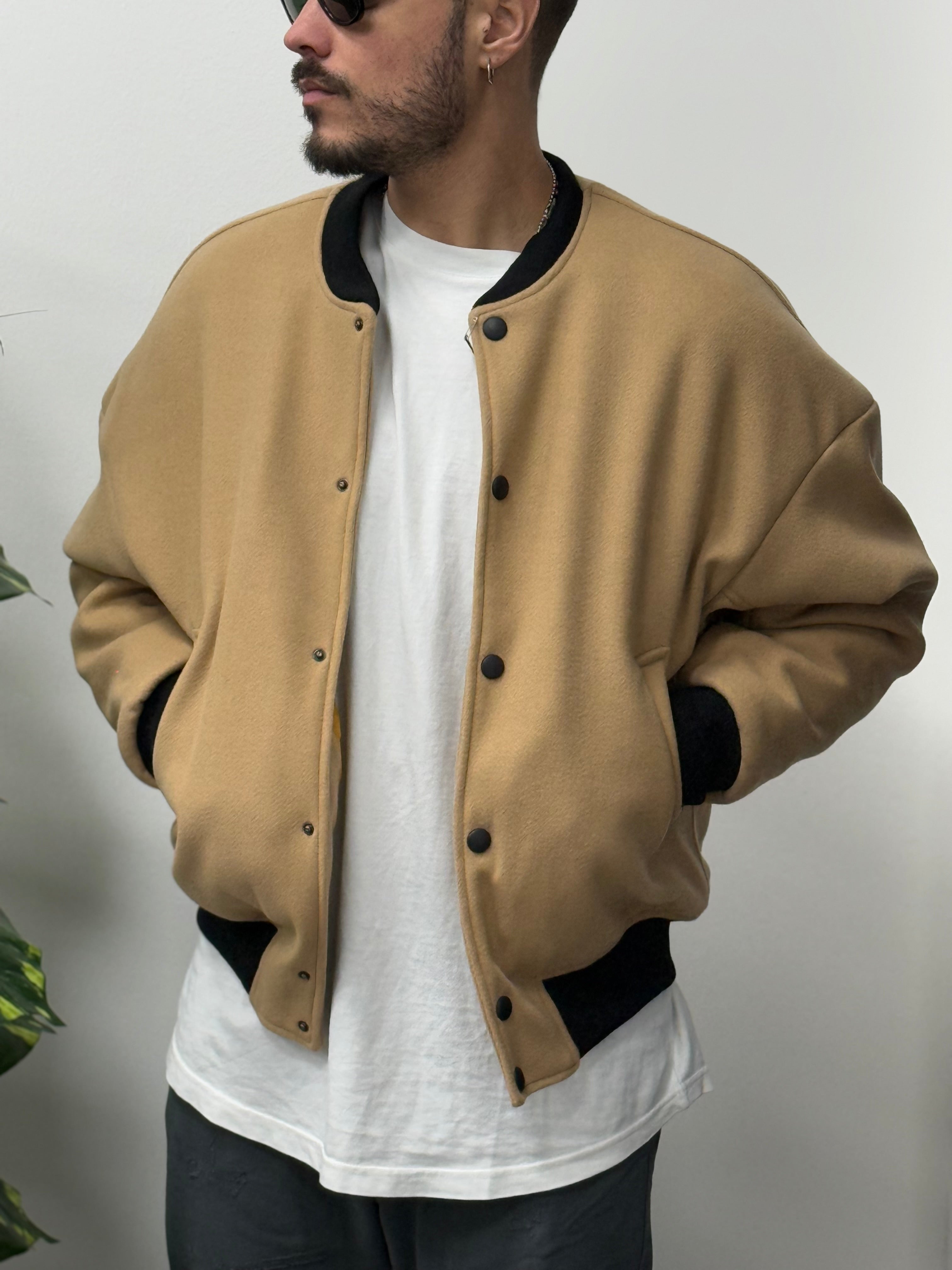 COLLEGE OVERSIZE FRAINS CAMEL