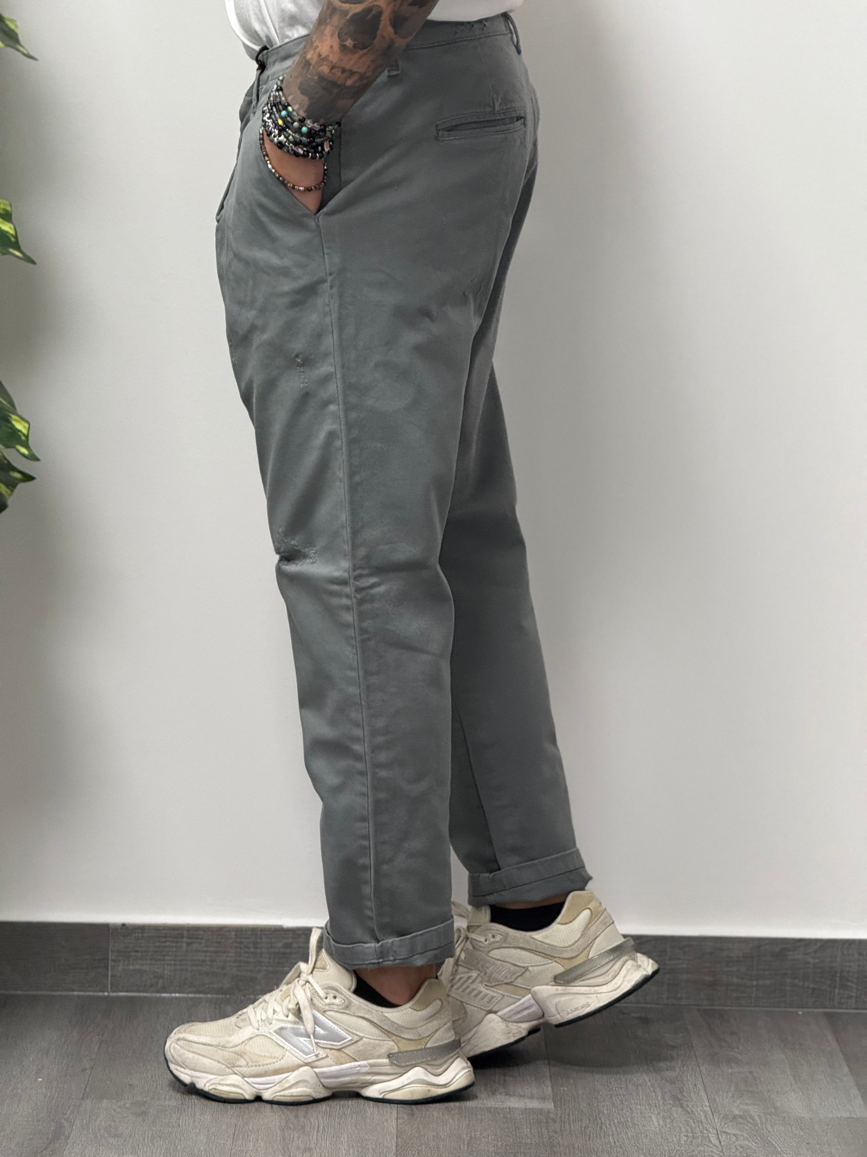 PANTALONE MILANO GRIGIO NEW JOB BRAND