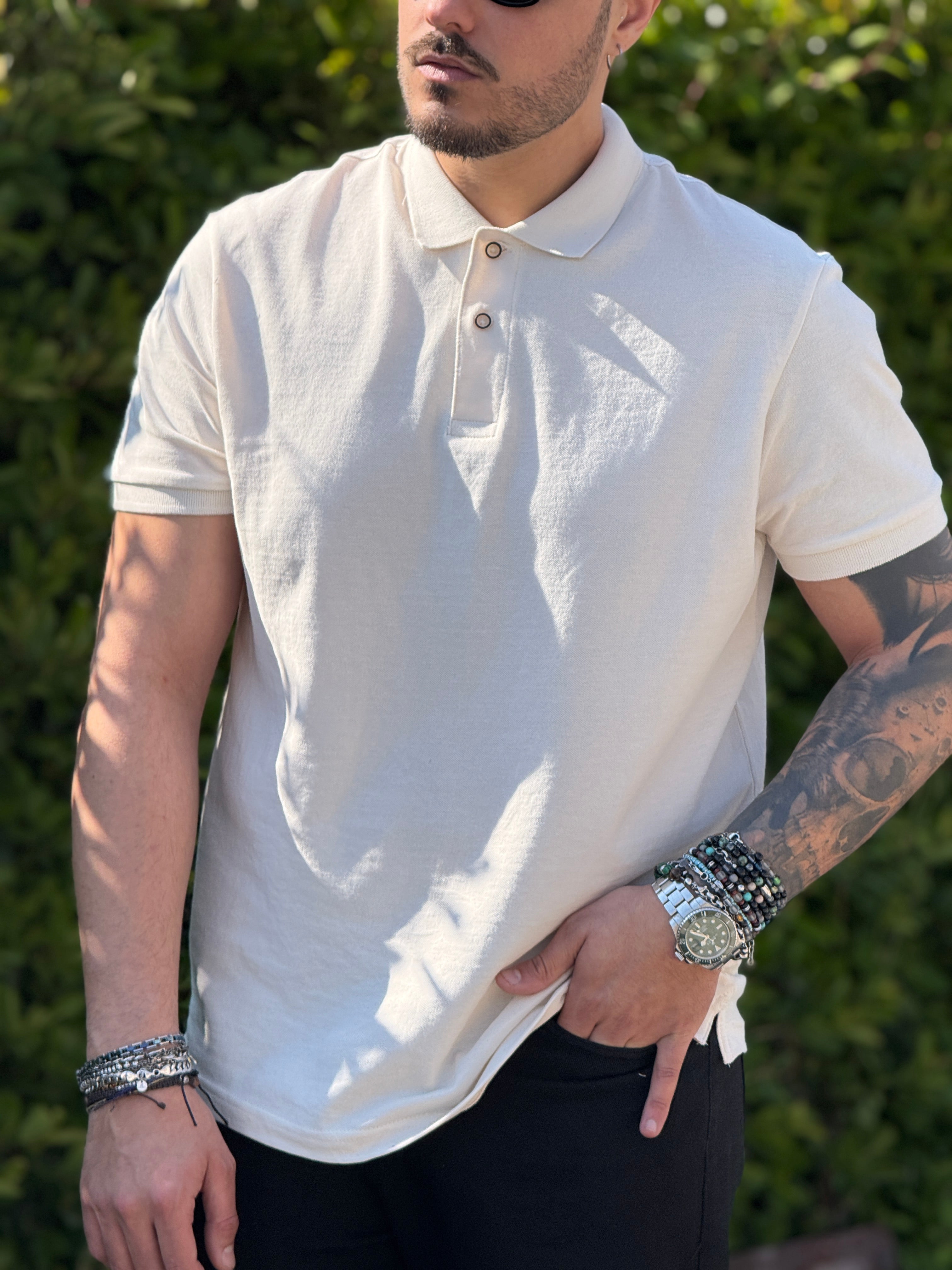 POLO CANARIA BEIGE