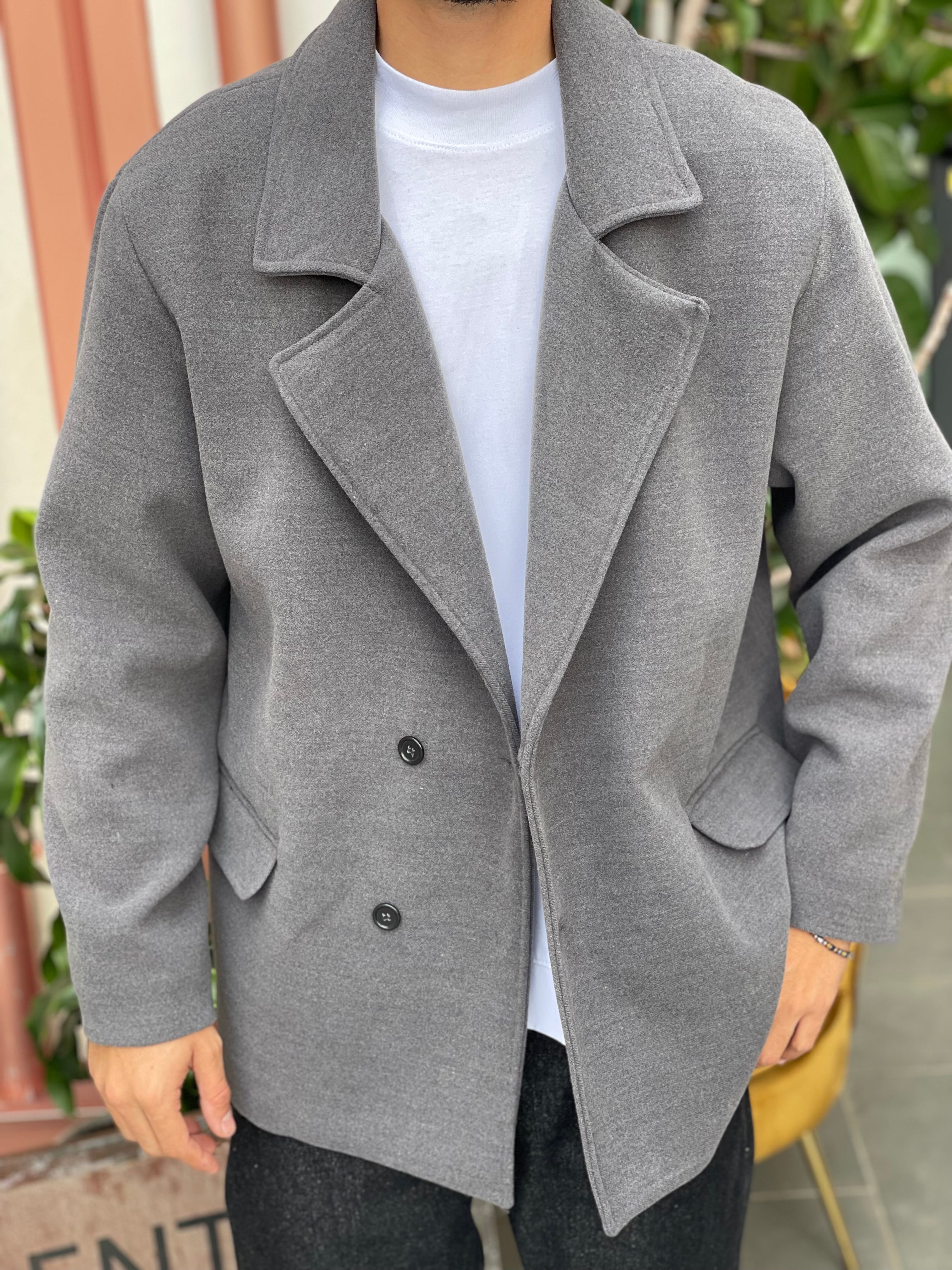 CAPPOTTO GRIGIO NEW JOB BRAND