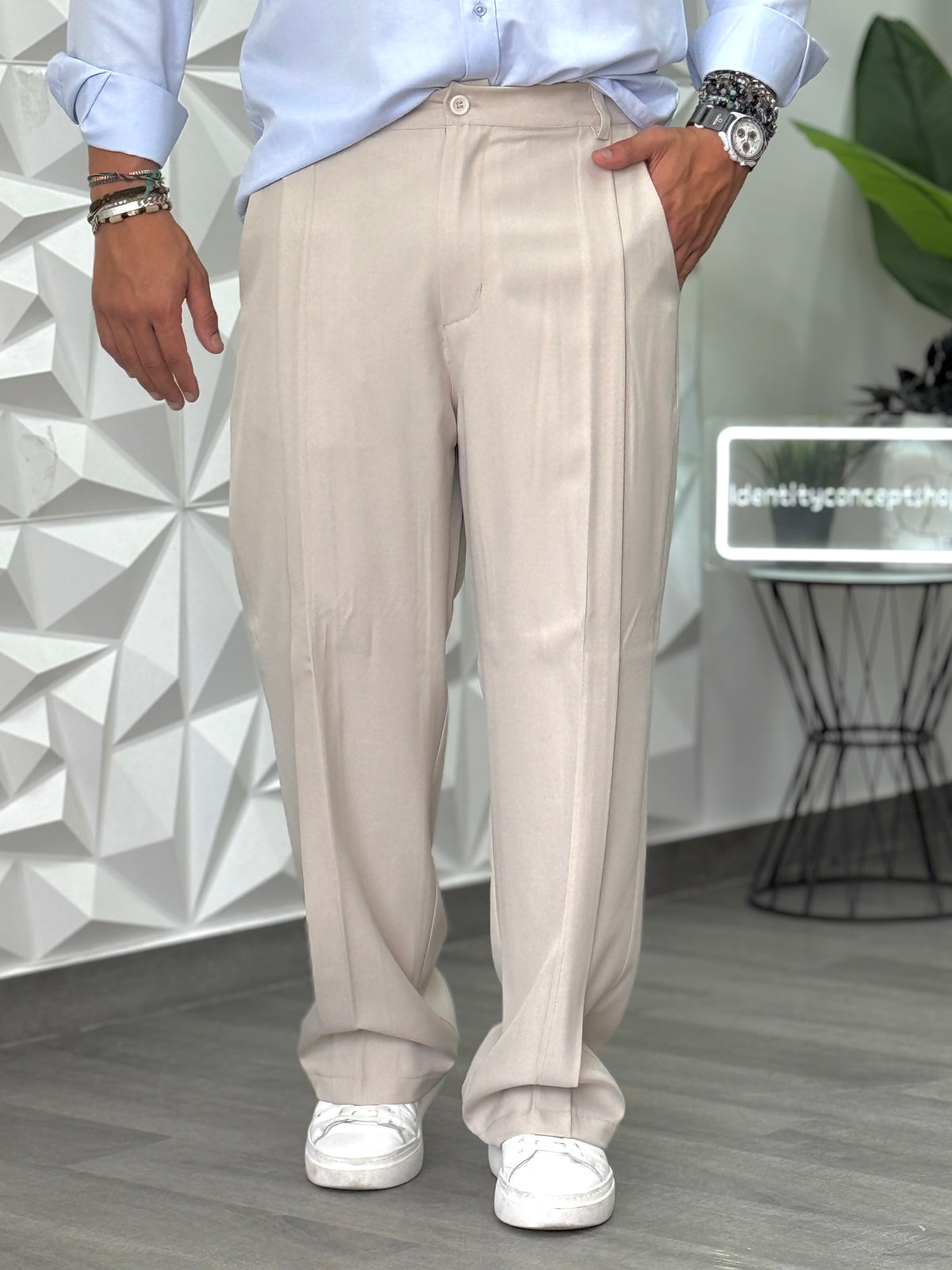 PANTALONE CETARA BEIGE NEW JOB BRAND