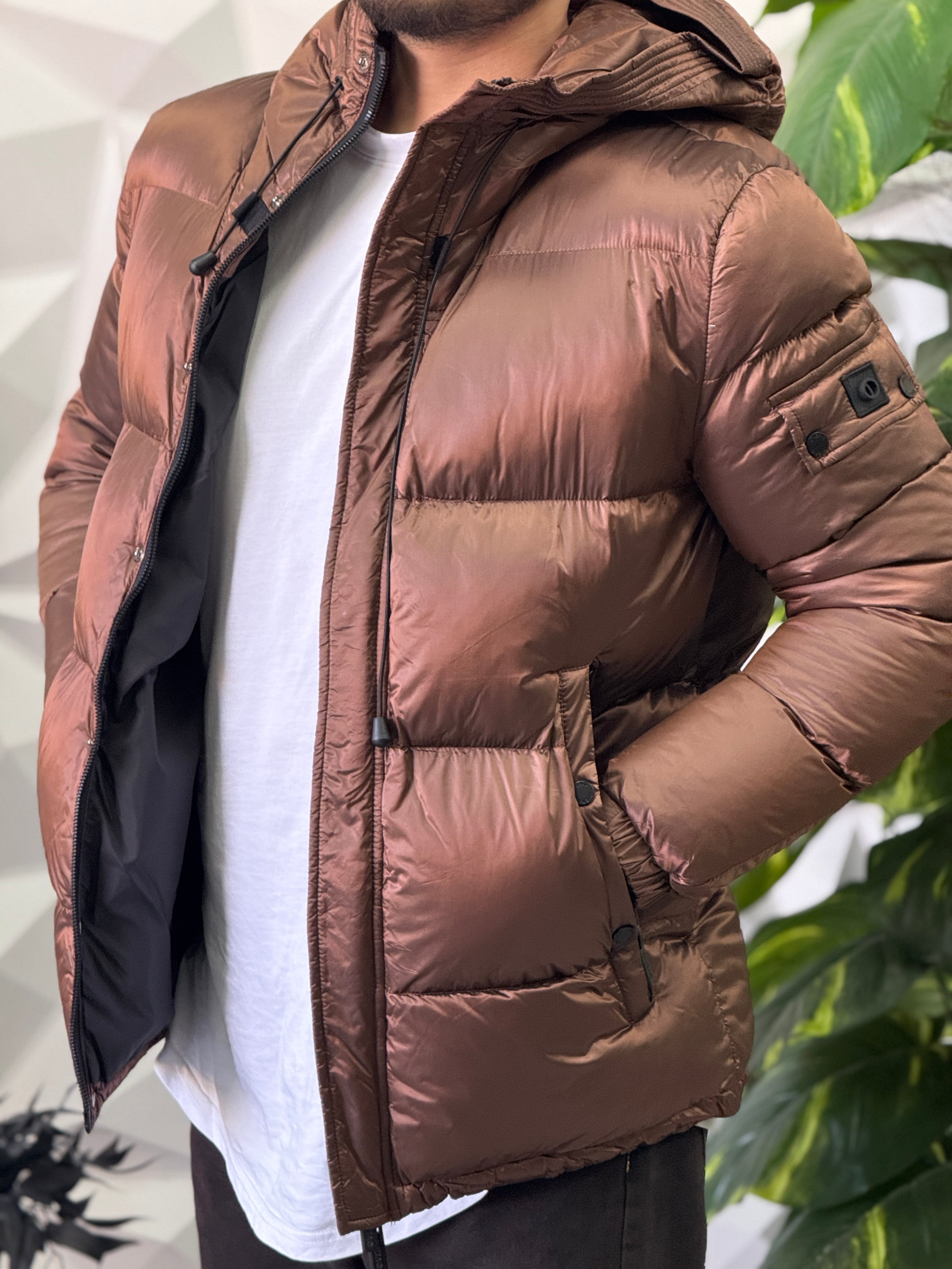 BOMBER CAPPUCCIO BRONZO OVER D