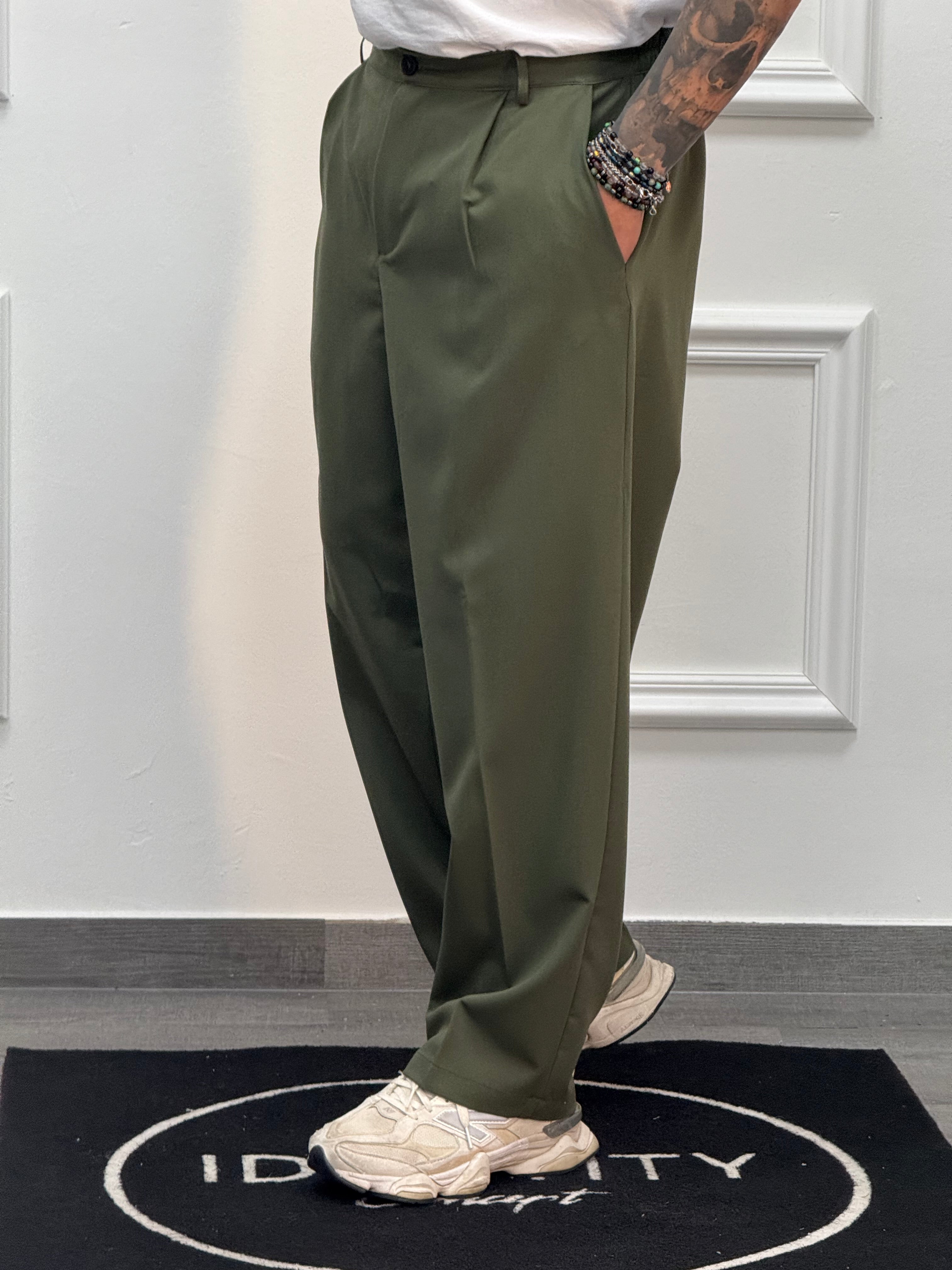 PANTALONE PONZA NEW JOB BRAND FONDO AMPIO