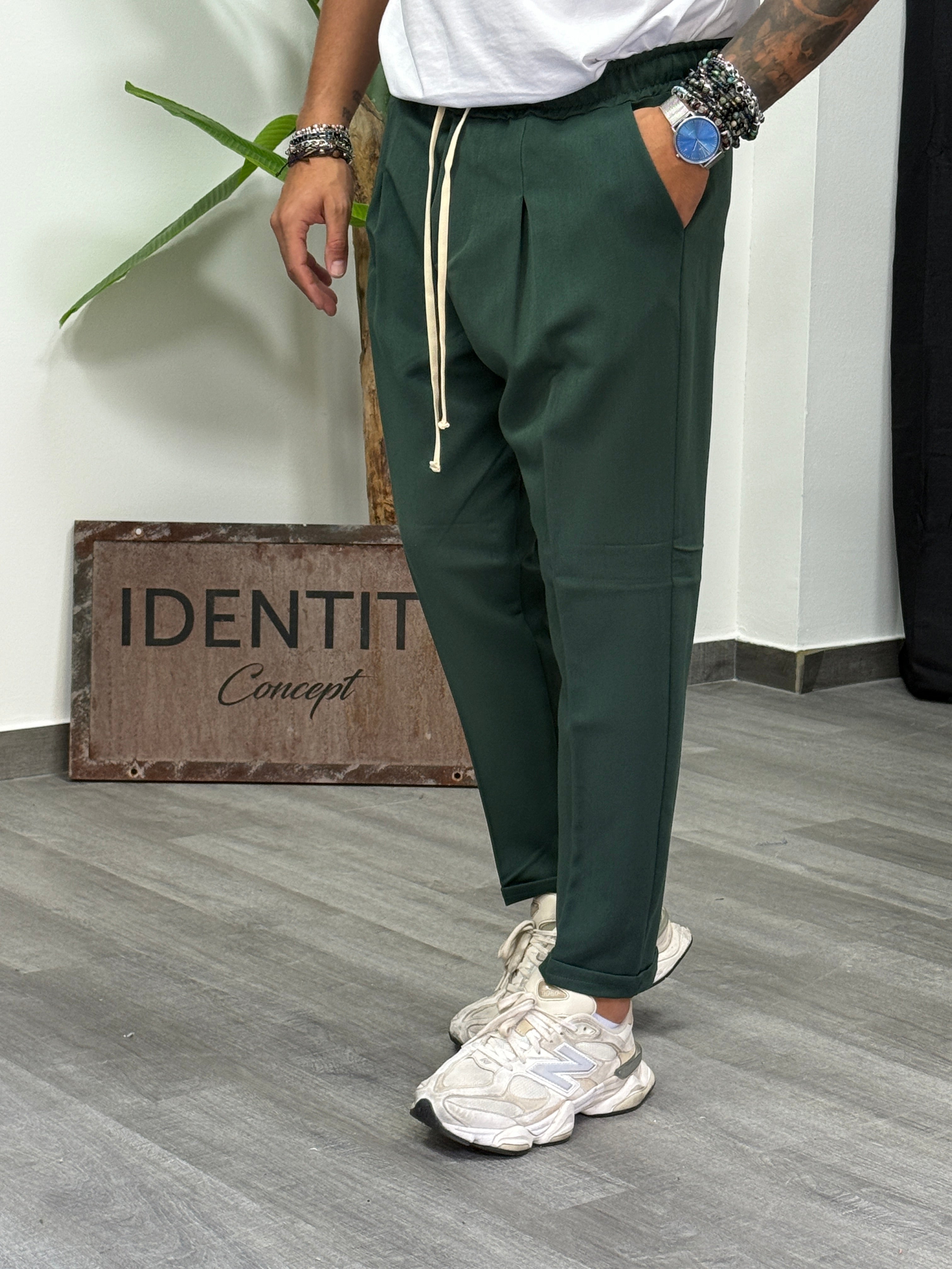 PANTALONE TRUES VERDE BOSCO NEW JOB BRAND