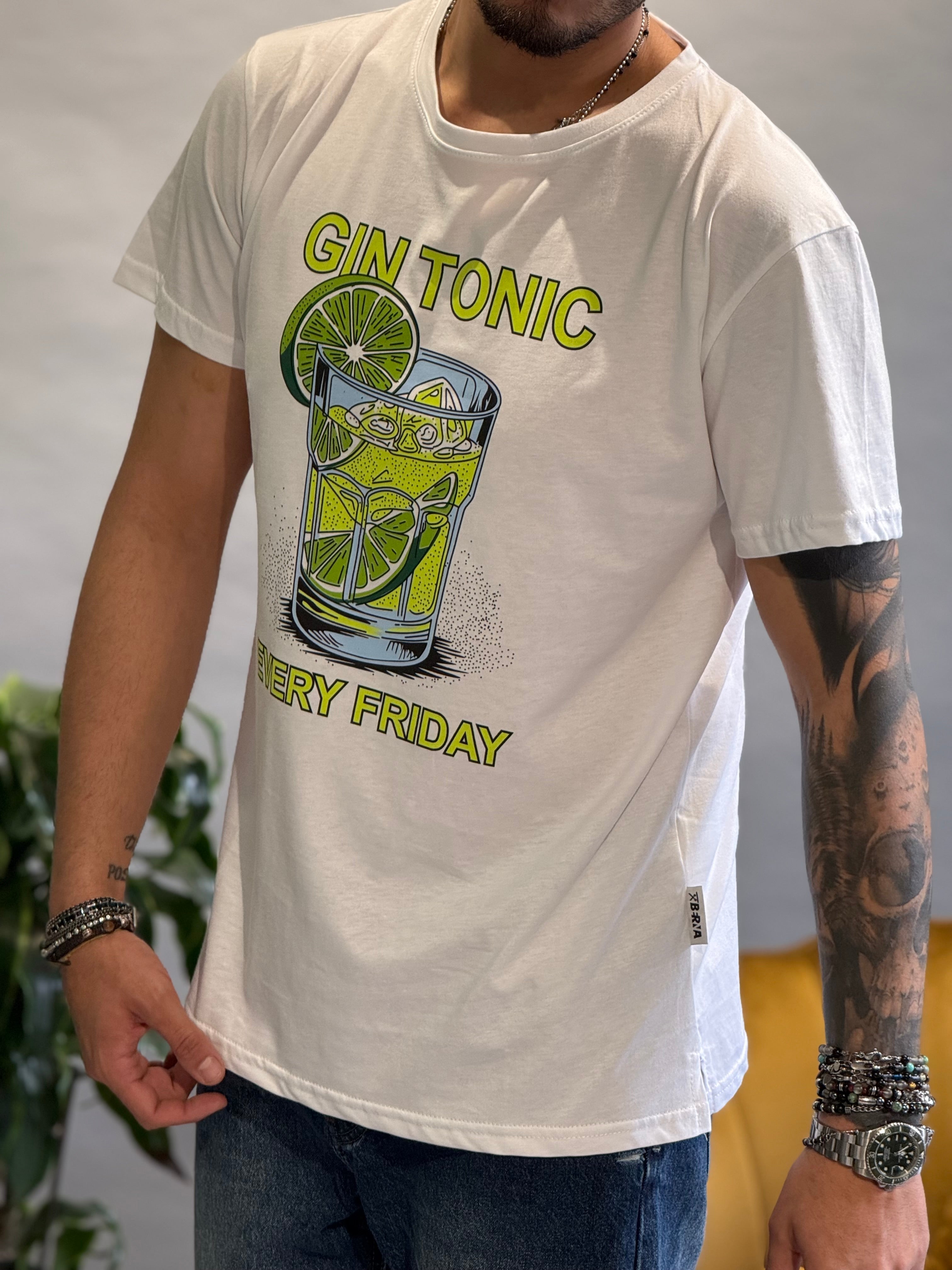 SHIRT GIN TONIC LIME