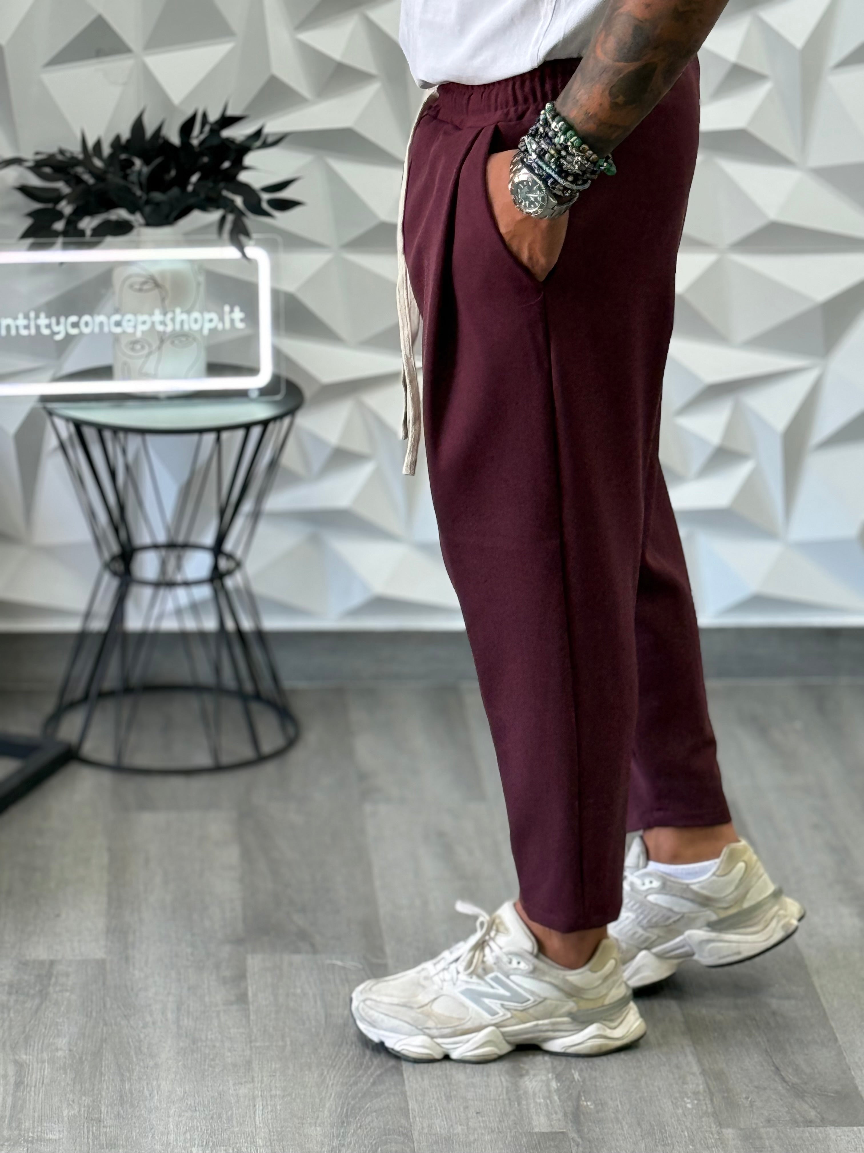 PANTALACCIO DIK BORDEAUX NEW JOB BRAND