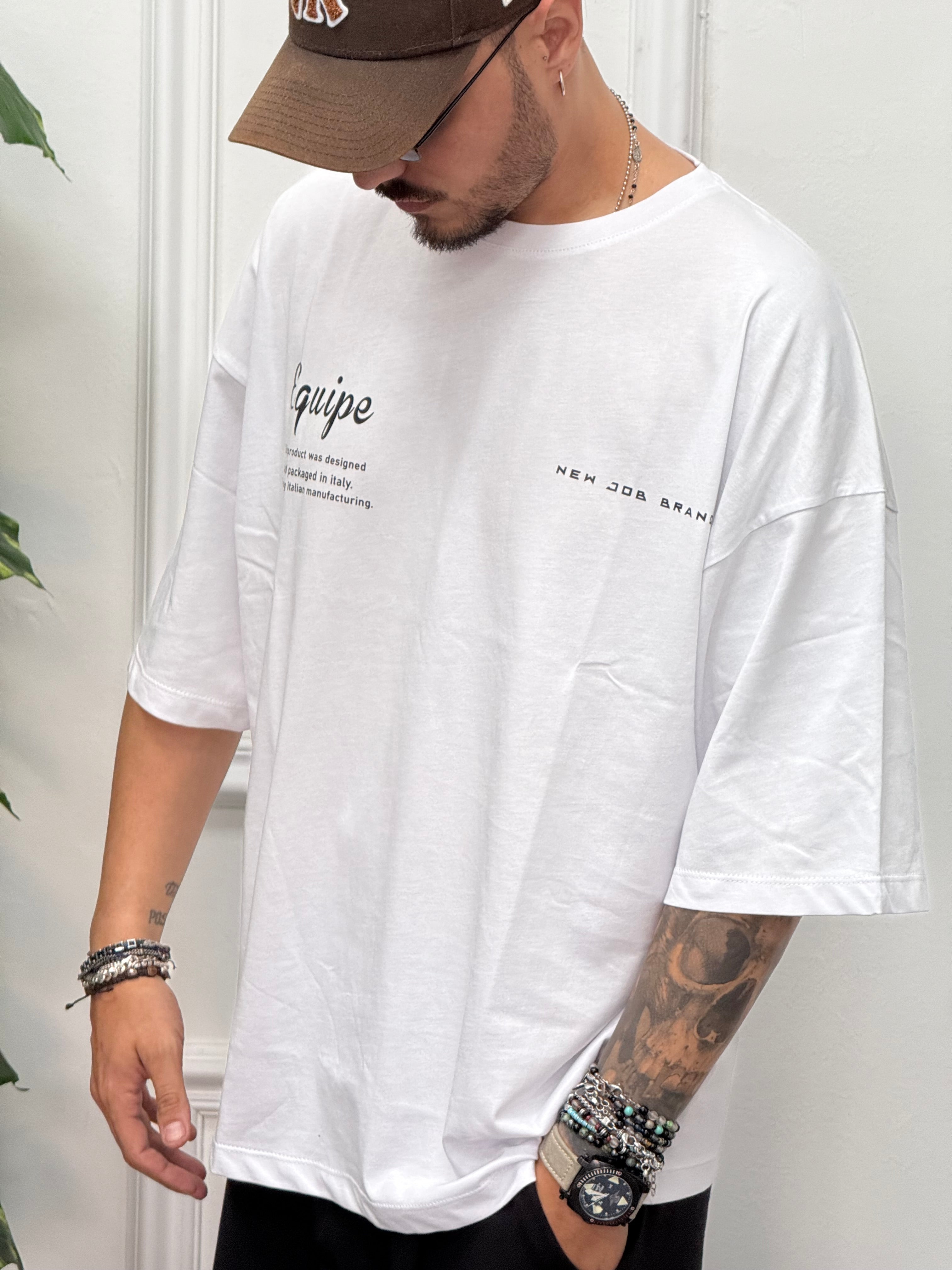 SHIRT OVERSIZE EQUIPE MANICA 3/4 NEW JOB BRAND