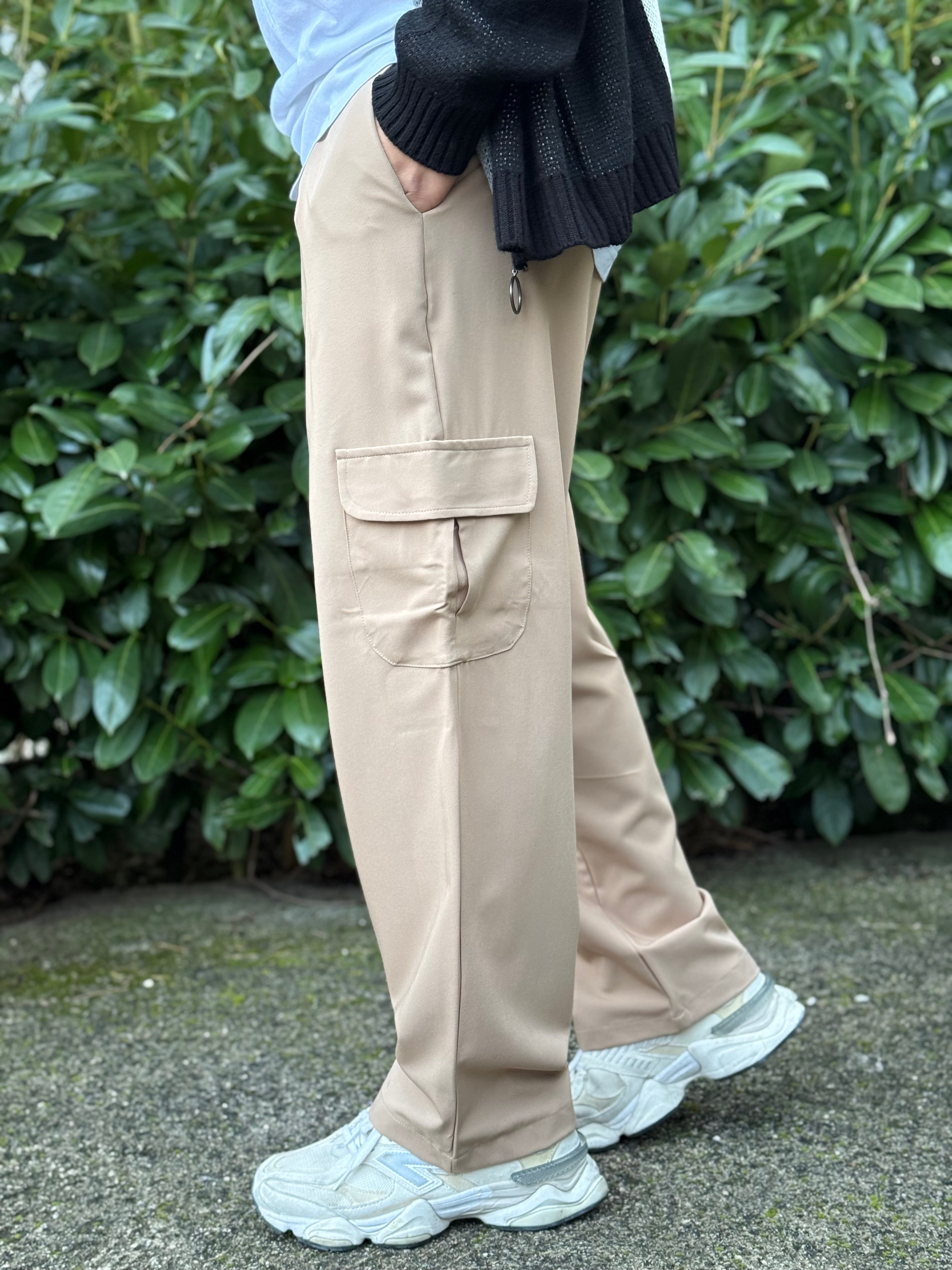 PANTALONE CARGO BEIGE NEW JOB BRAND