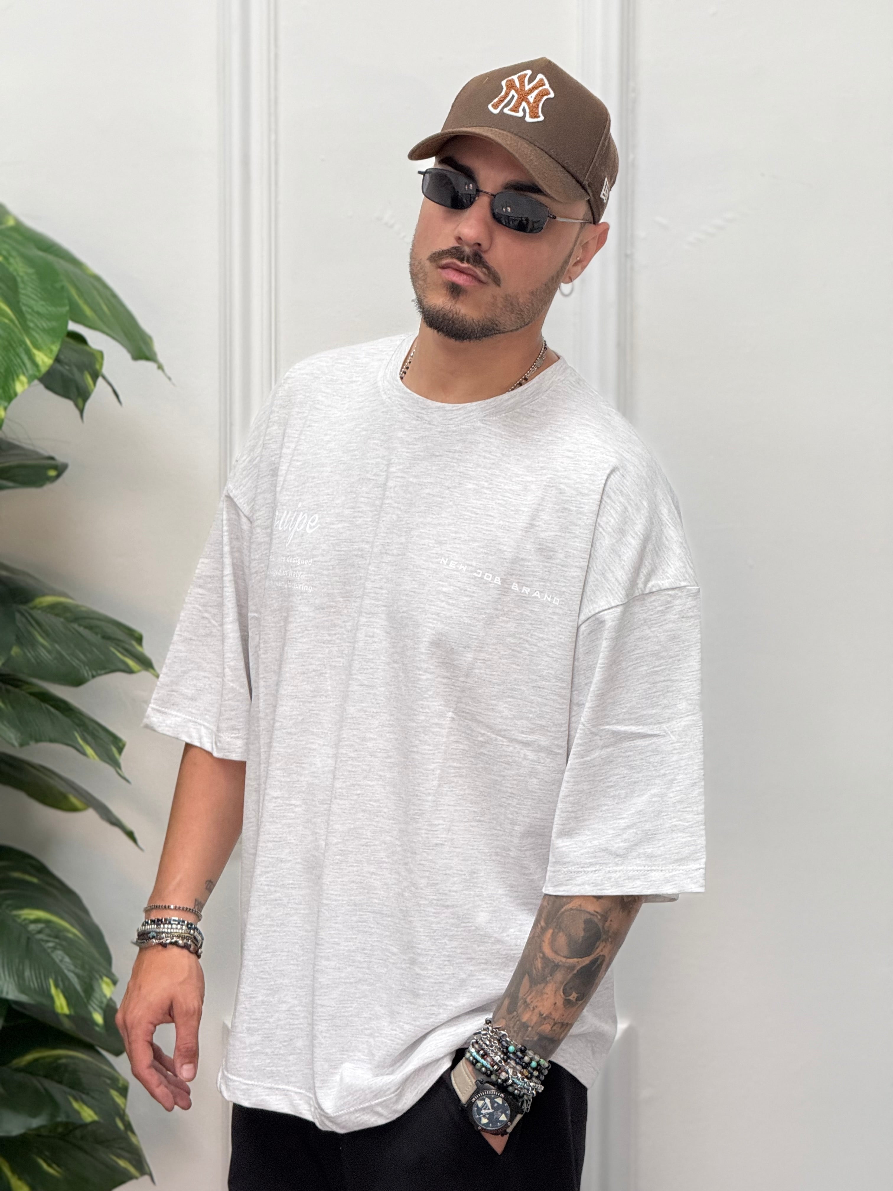 SHIRT OVERSIZE EQUIPE MANICA 3/4 NEW JOB BRAND