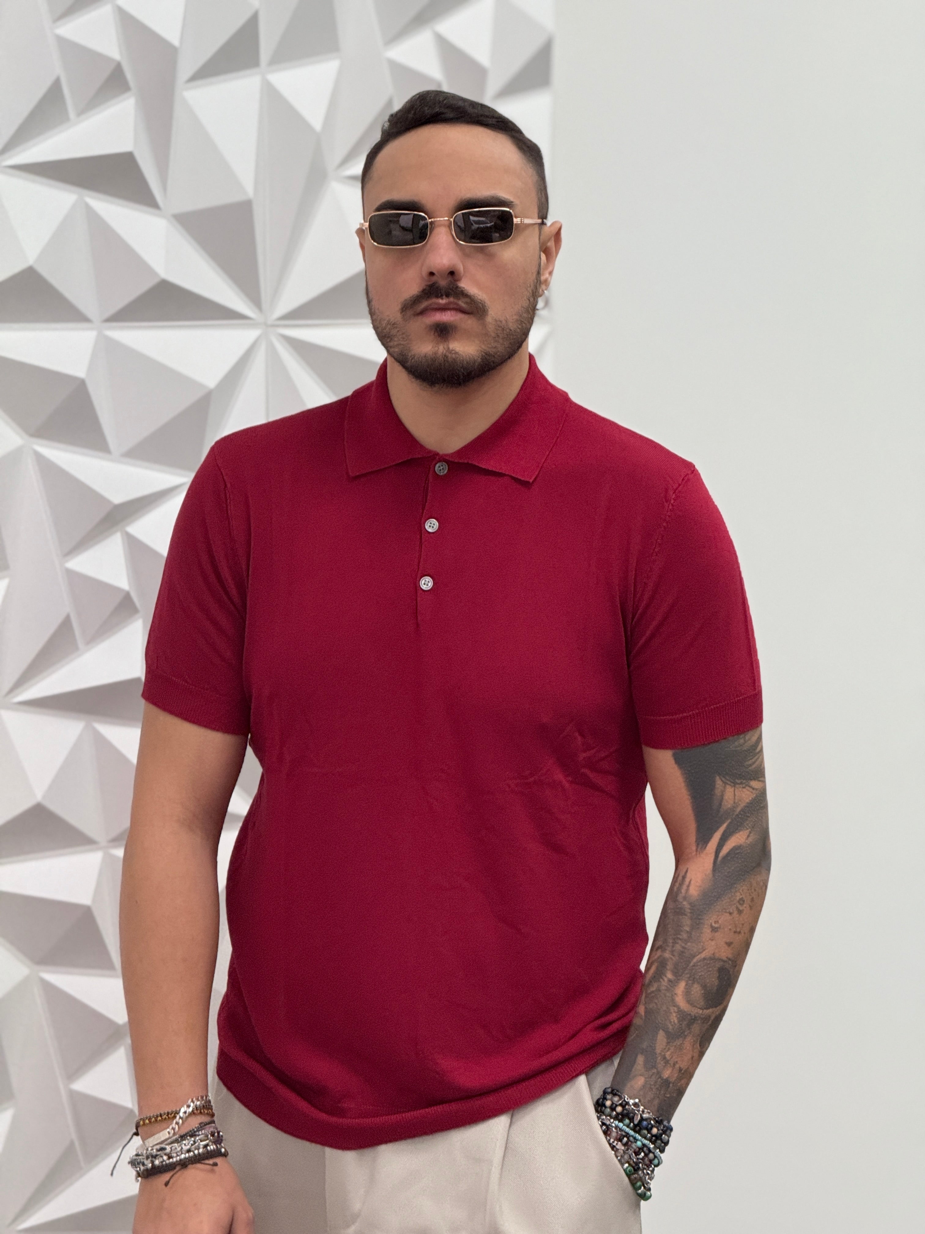 POLO MONTECARLO IN FILO ROSSA NEW JOB BRAND