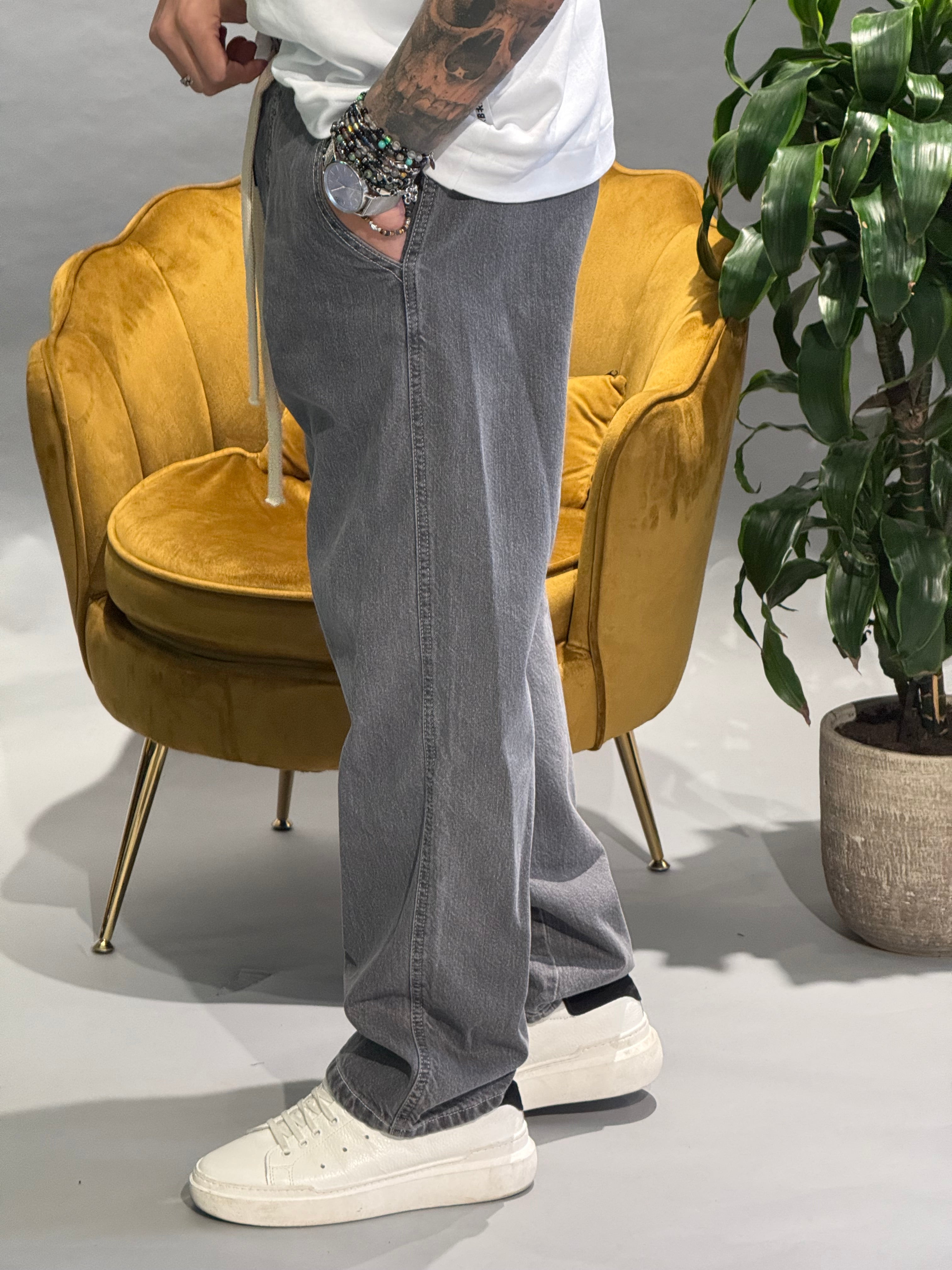PANTALACCIO JEANS CANARIA FONDO AMPIO NEW JOB BRAND