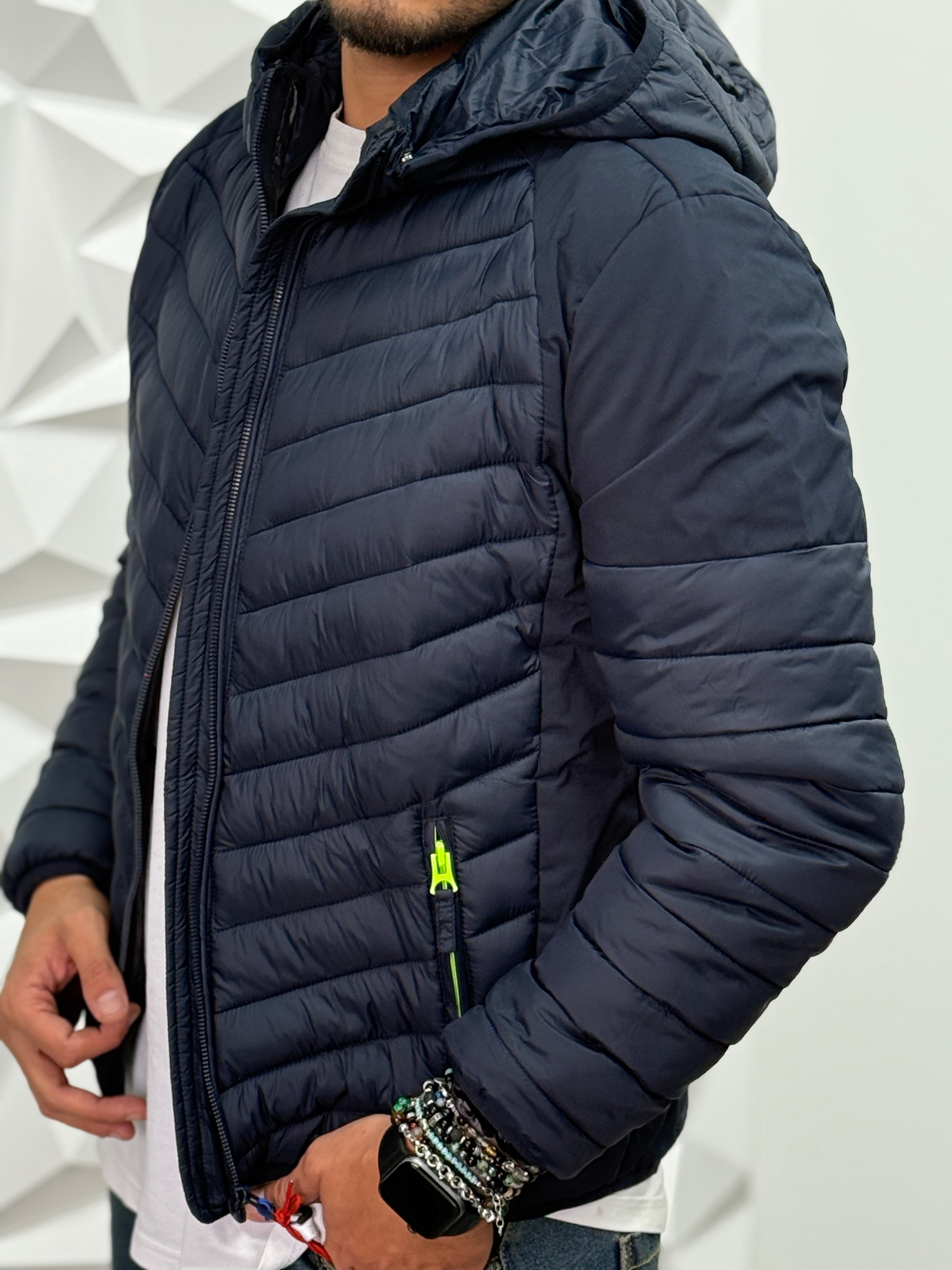 BOMBER HIRO BLU DOPPIOTESSUTO