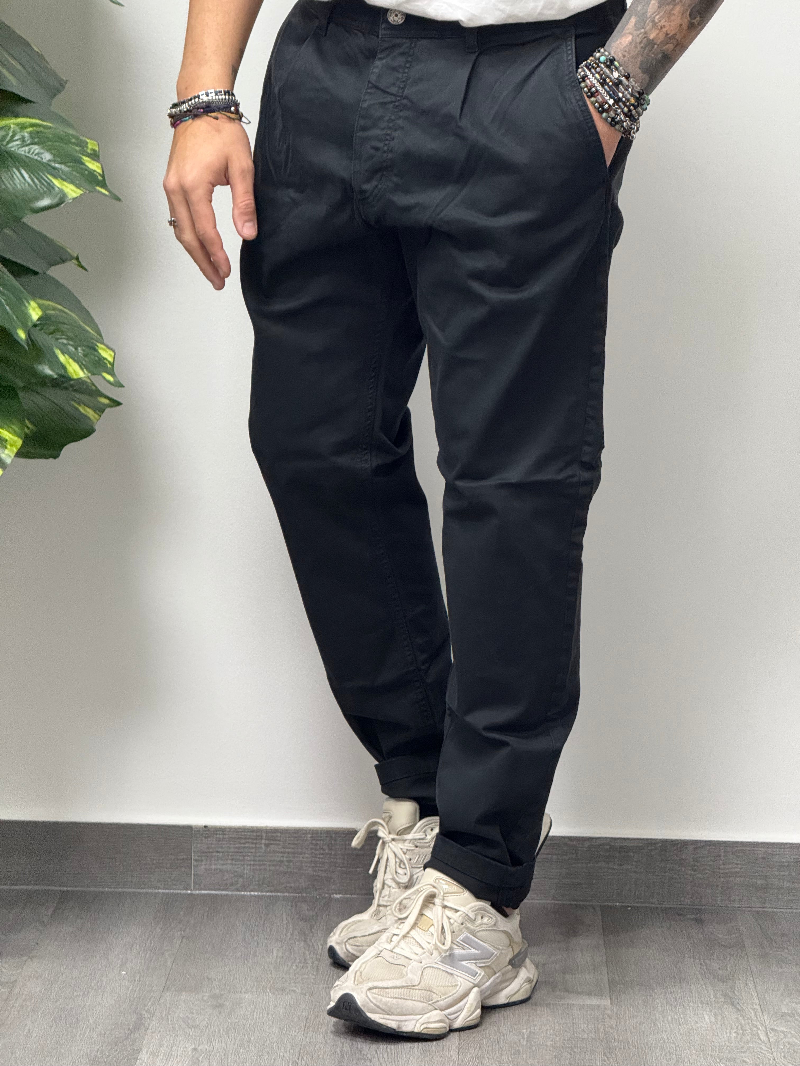 PANTALONE MILANO NERO NEW JOB BRAND