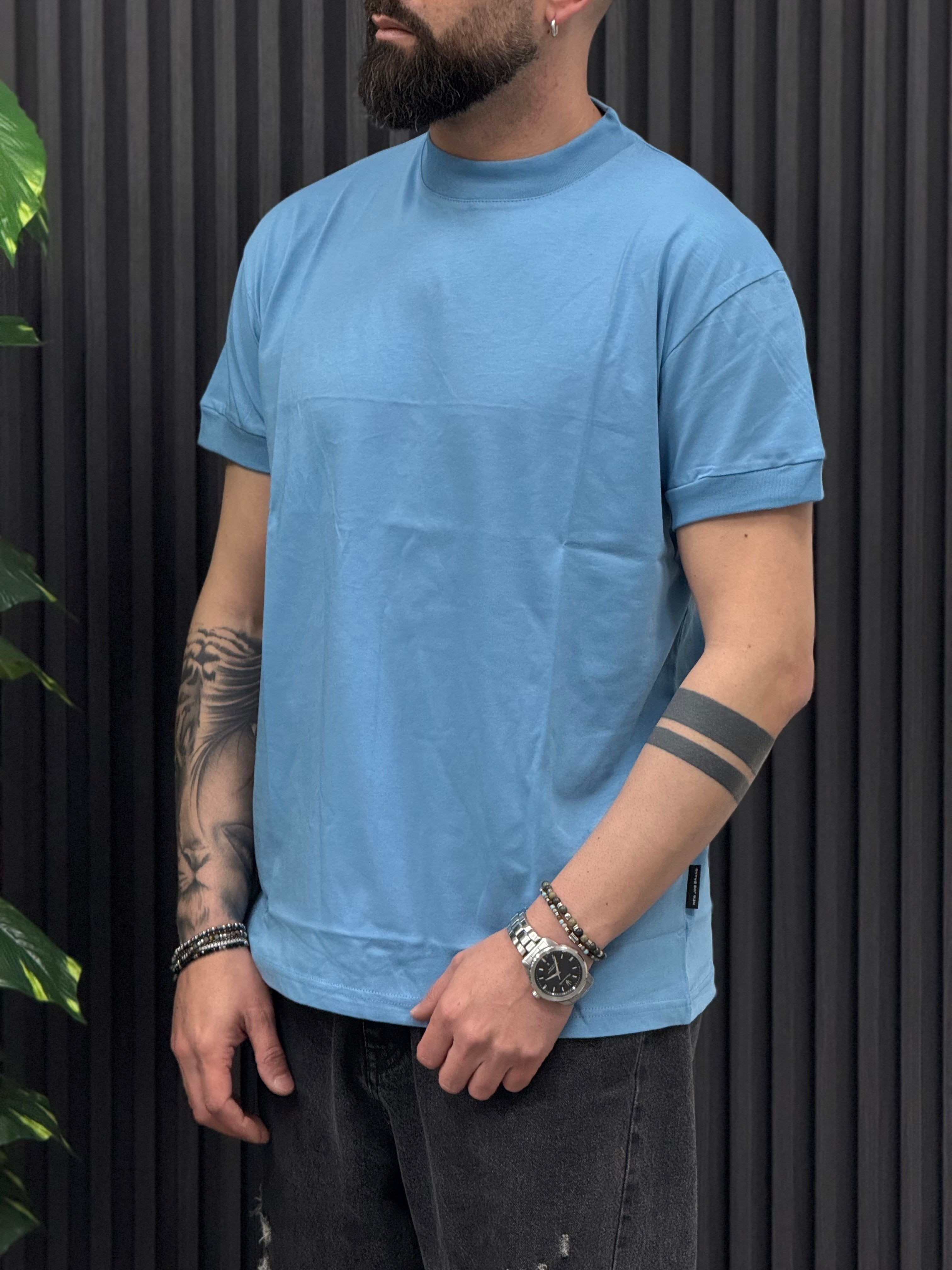 SHIRT NJB 692 MEZZOCOLLO BIANCO