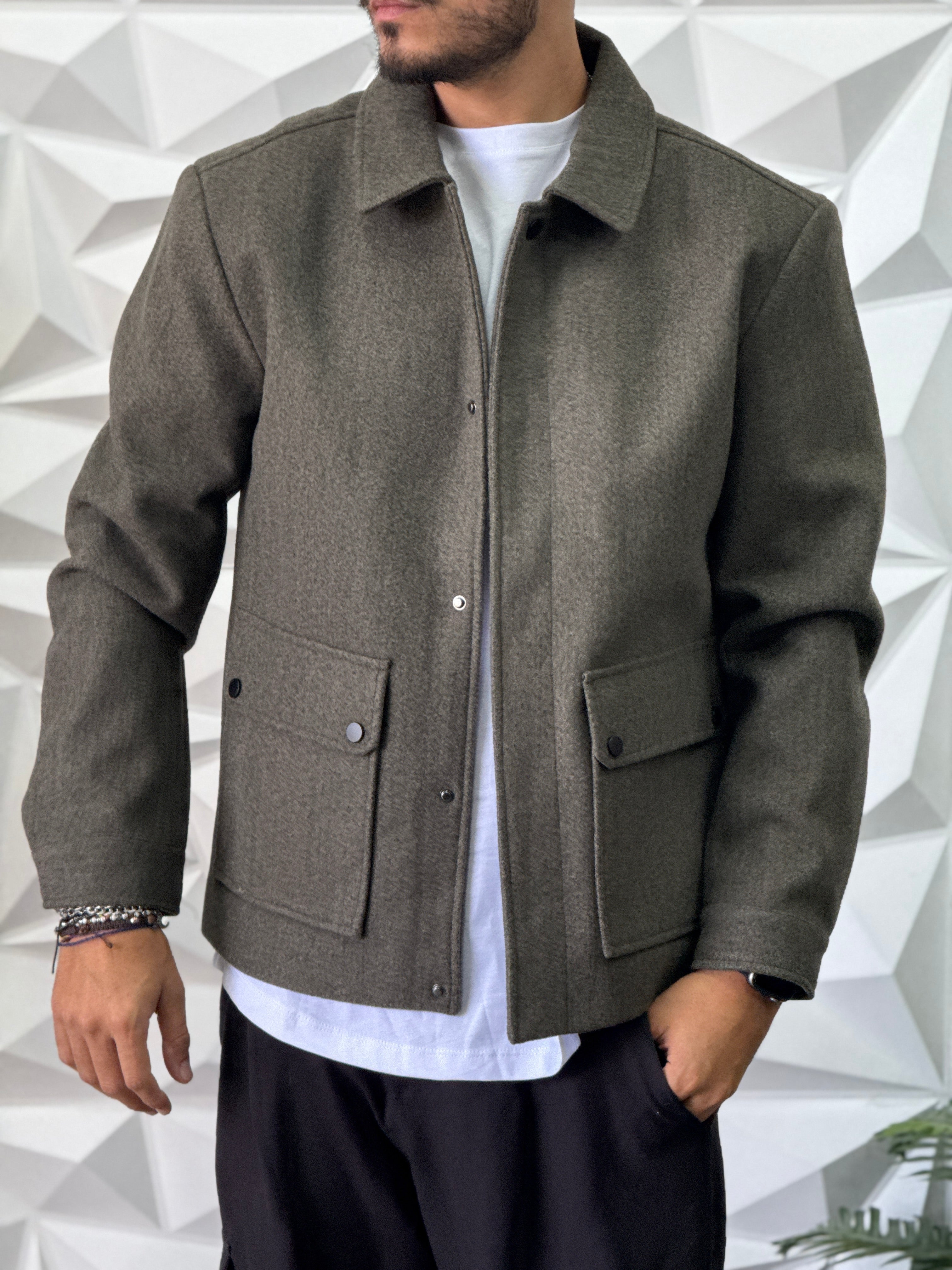 Jacket verde militare classic