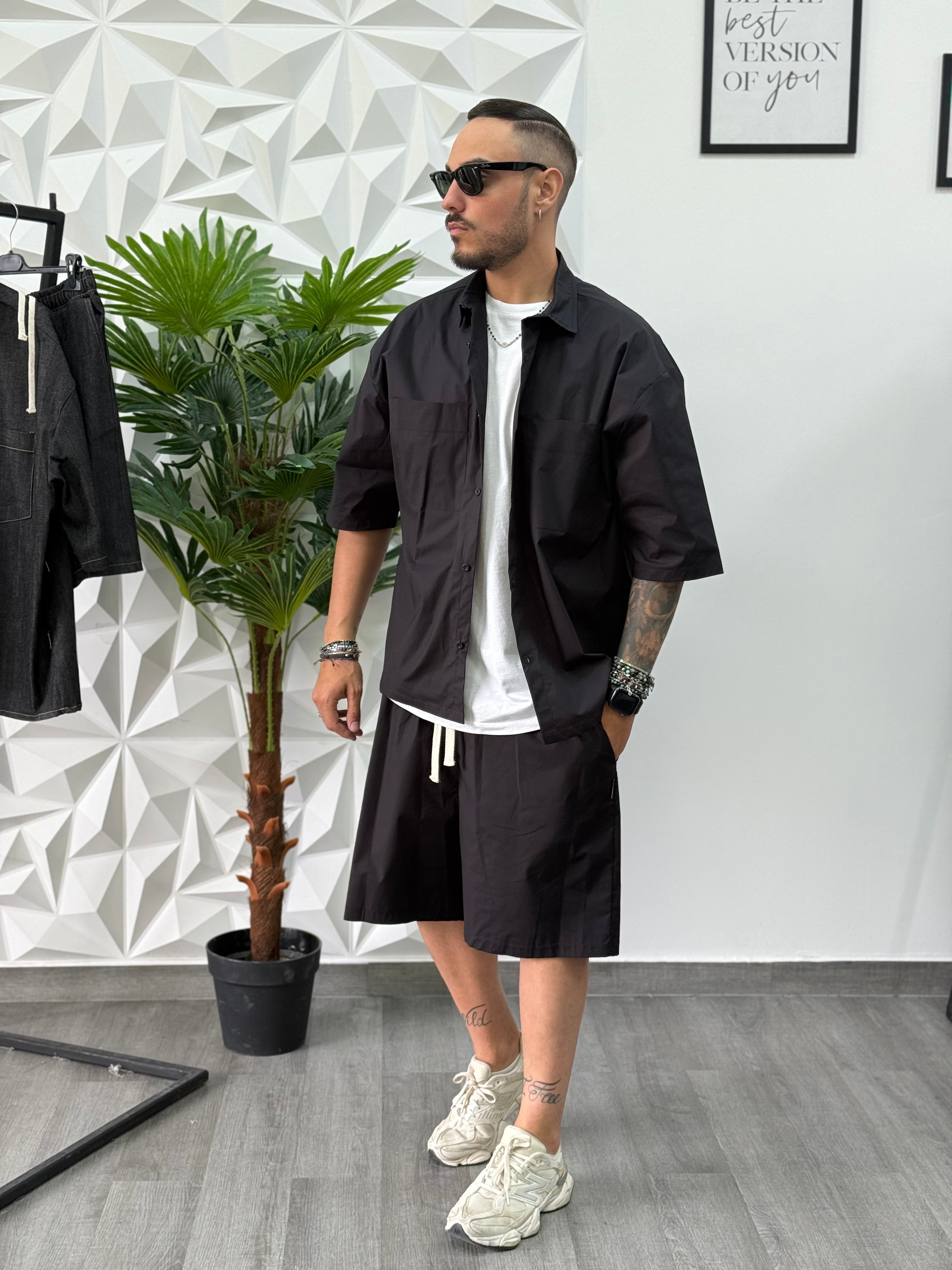 COORDINATO HARLEM NERO NEW JOB BRAND