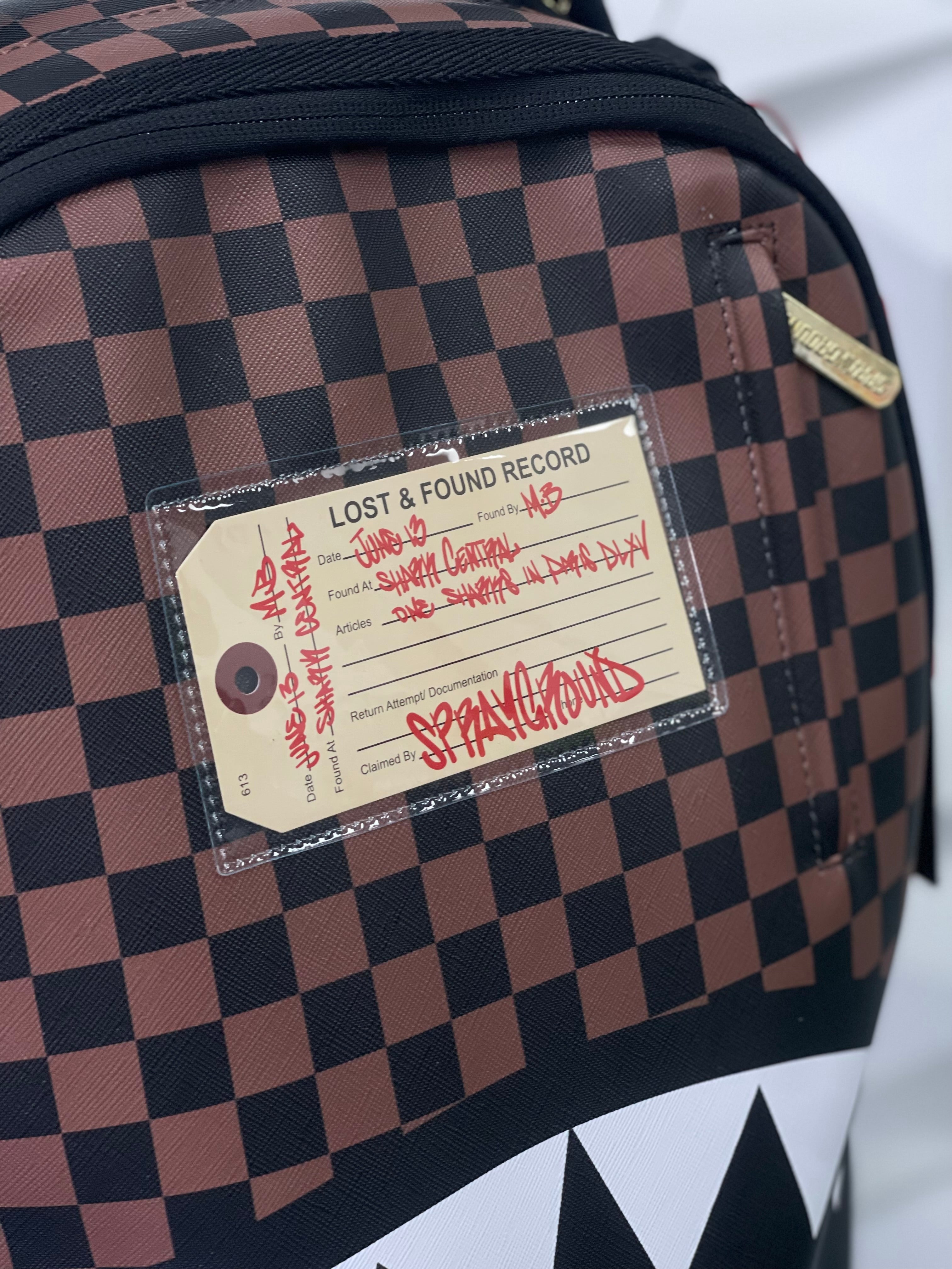 SHARKS IN PARIS LOST & FOUND BACKPACK ZAINO SPRAYGROUND