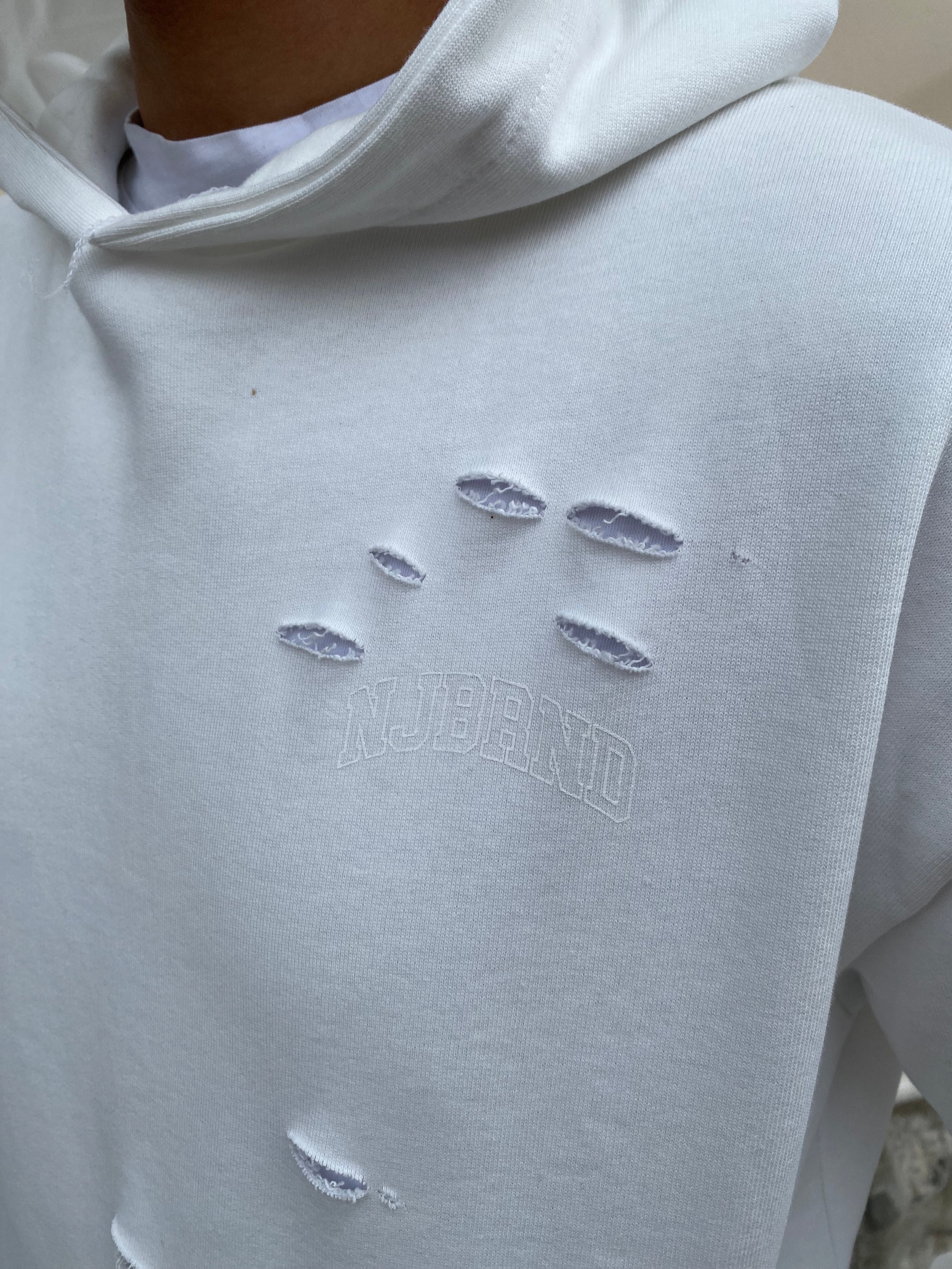 Felpa NJB con strappi