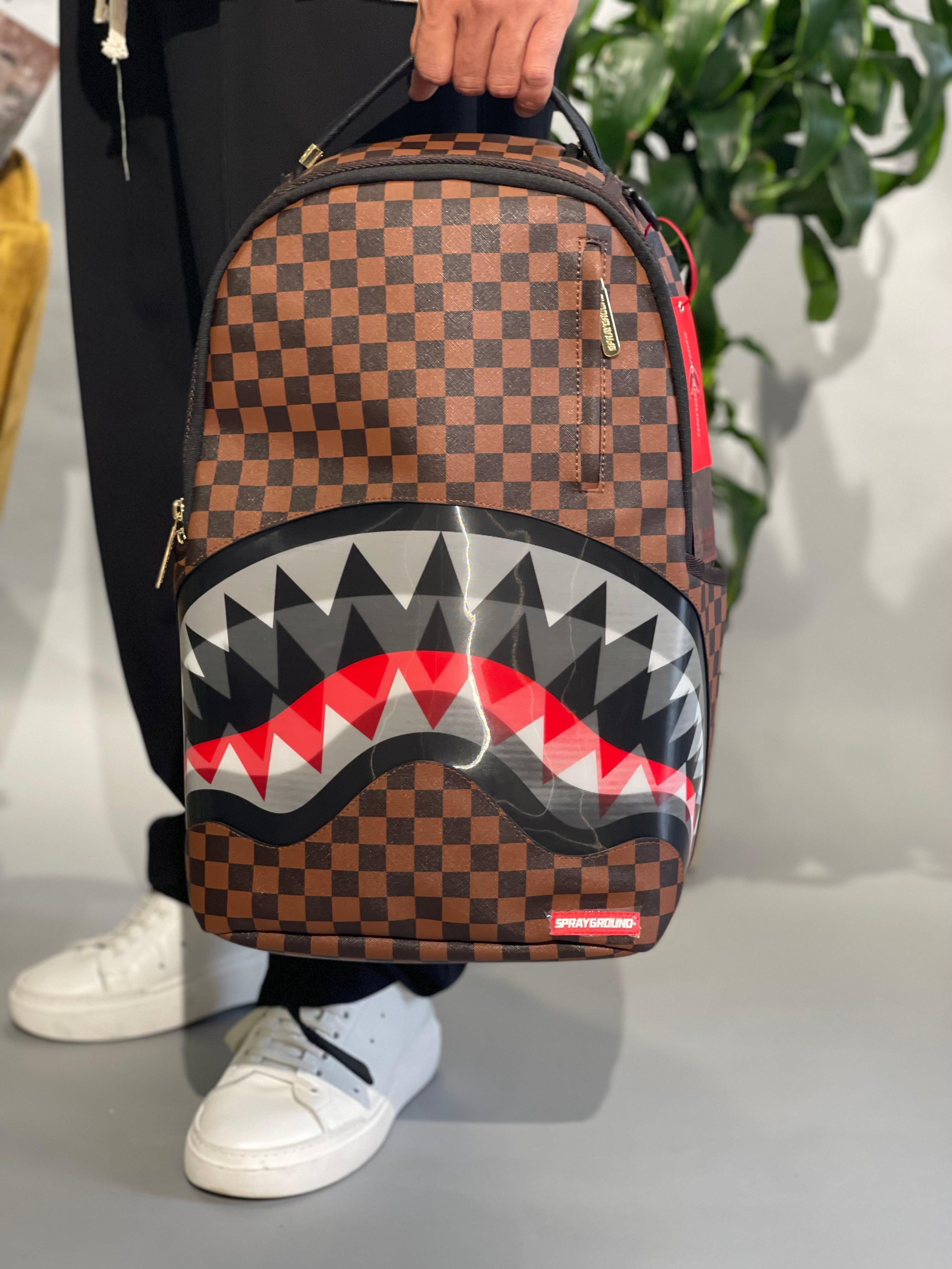 ZAINO SPRAYGROUND SHARKS IN PARIS LENTICULAR CHOMP BACKPACK