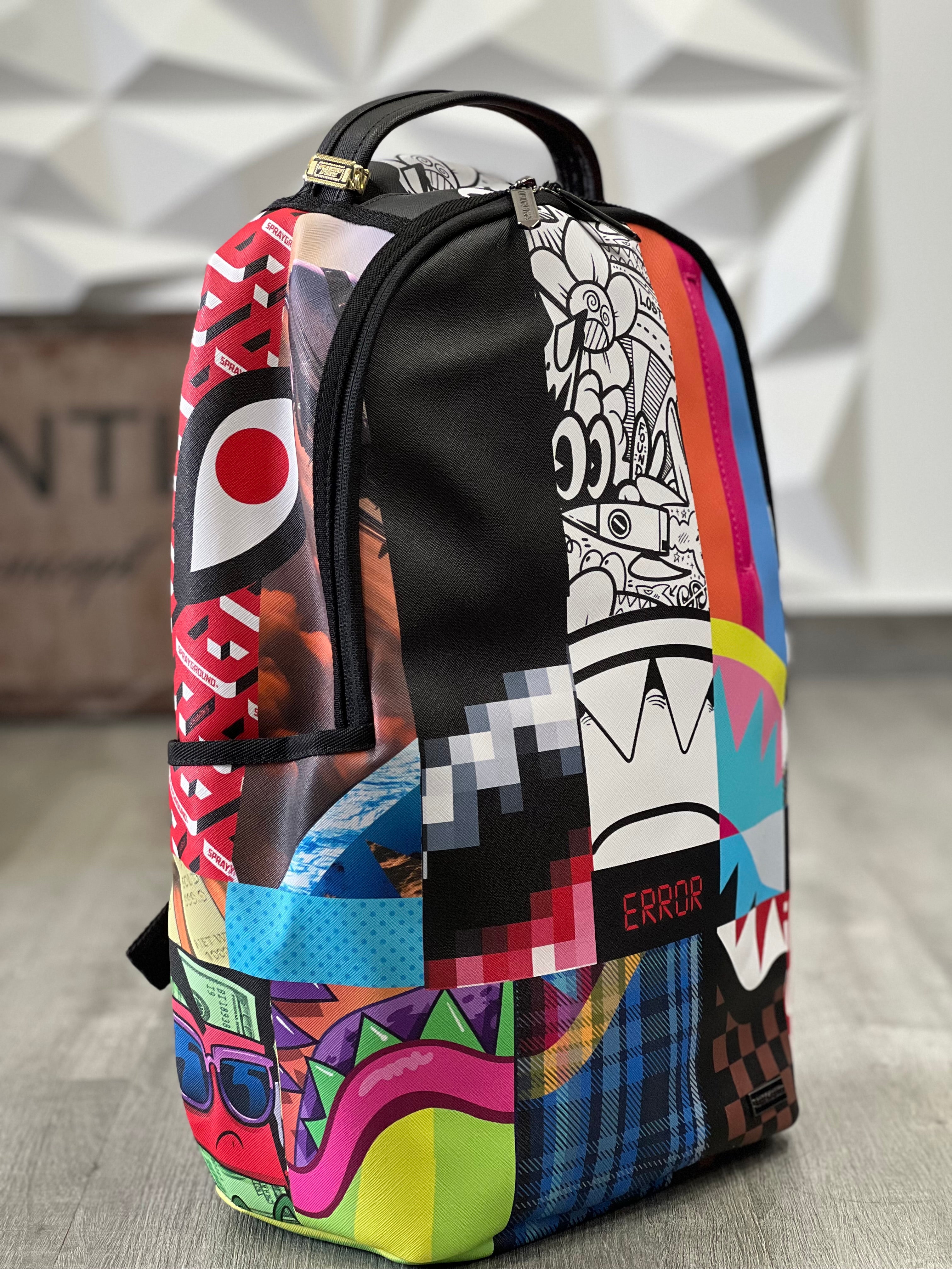 SPRAYGROUND ZAINO NERO BLOCK PARTY