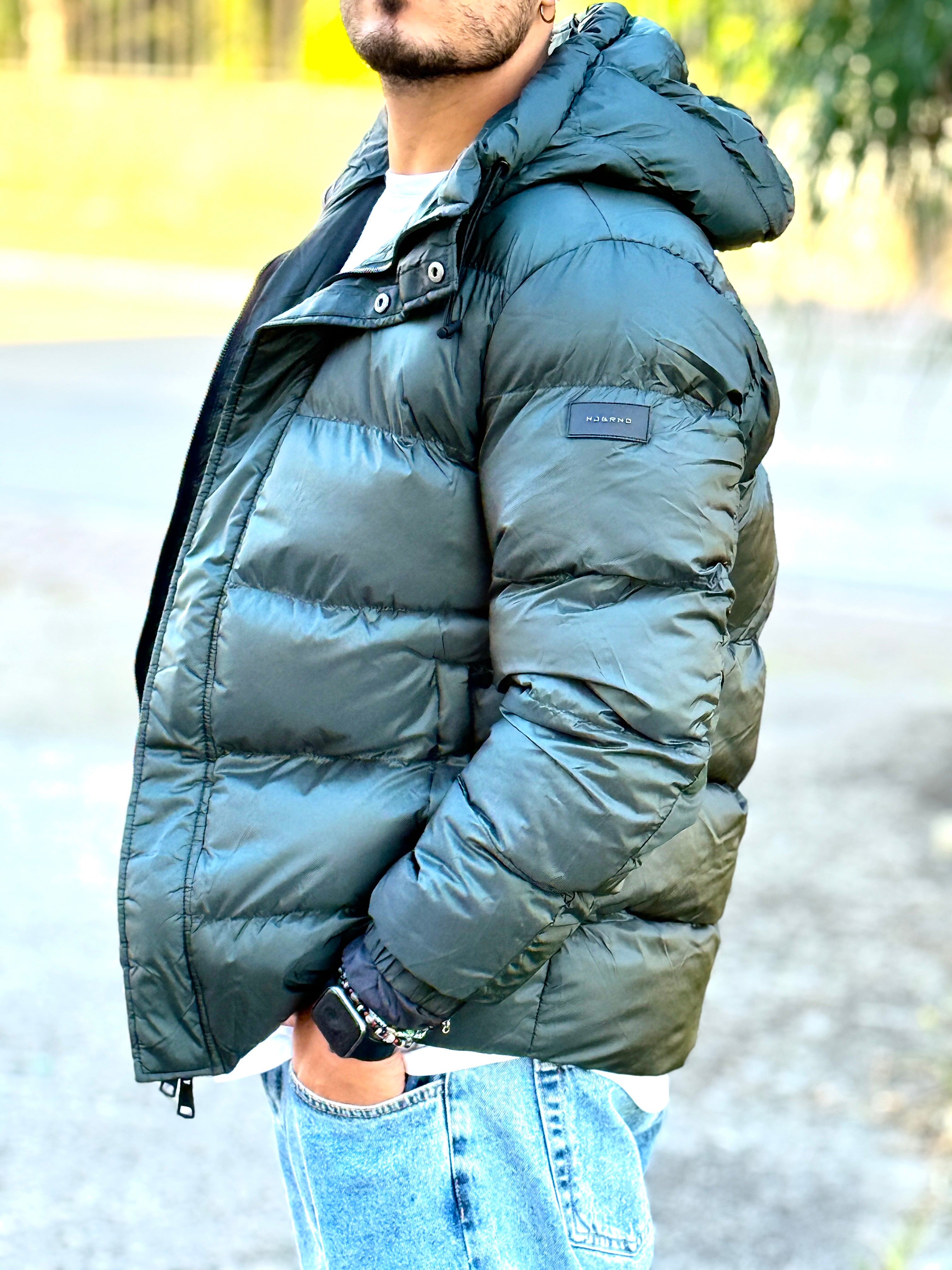 BOMBER CAPPUCCIO VERDE NEW JOB BRAND