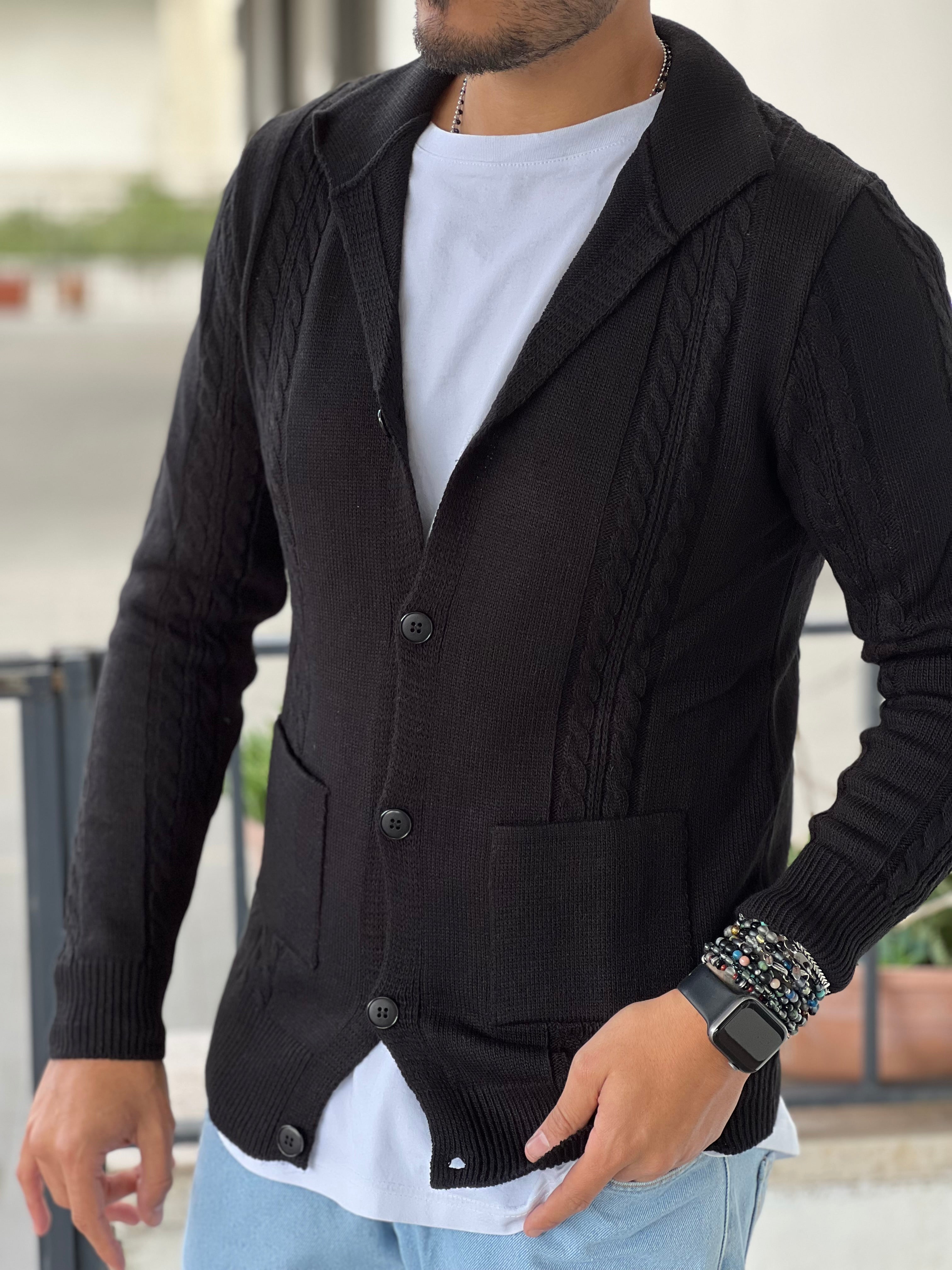 Cardigan nero  New Job Brand