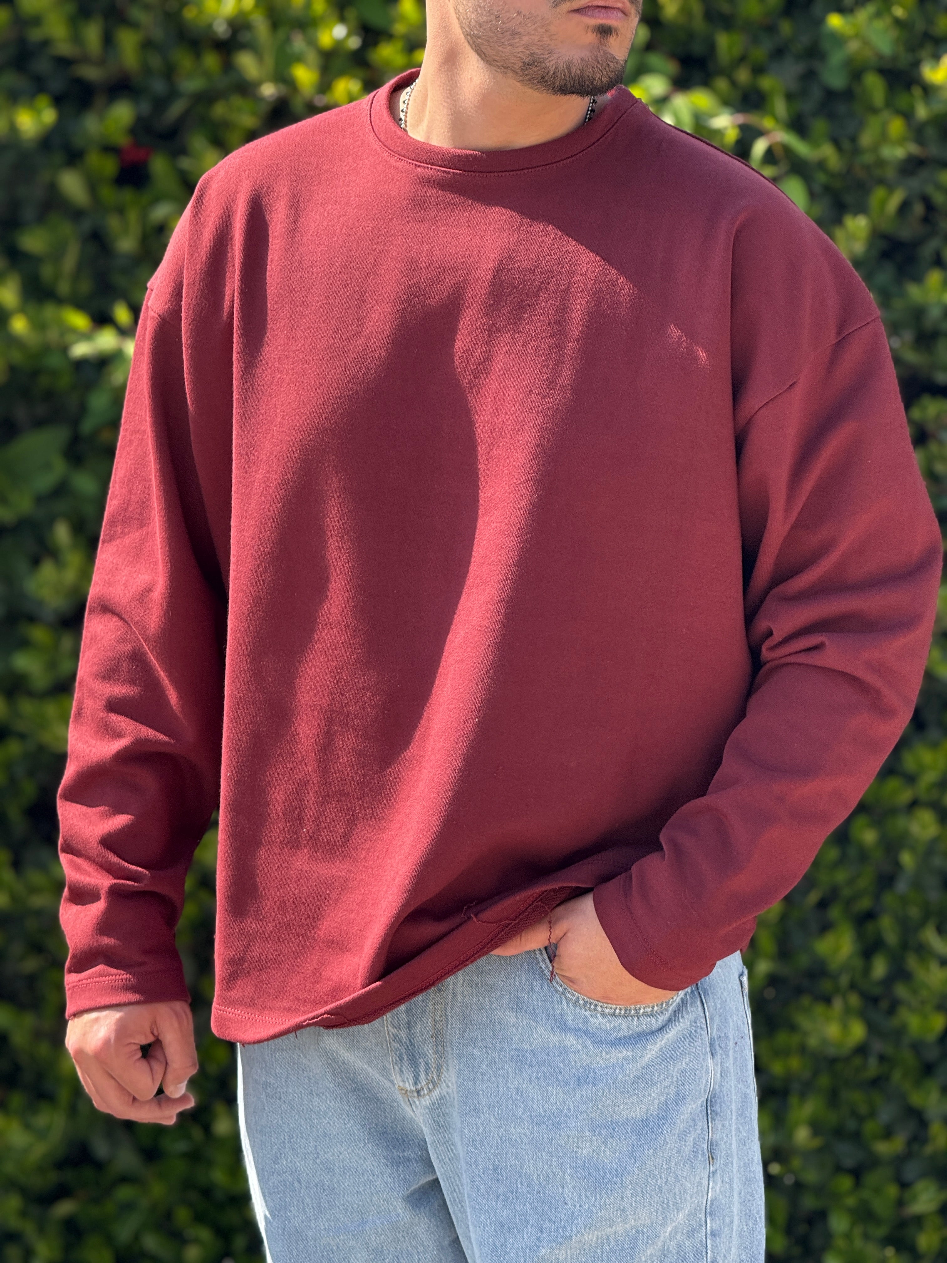 Shirt 300gr over  bordeaux new Job Brand