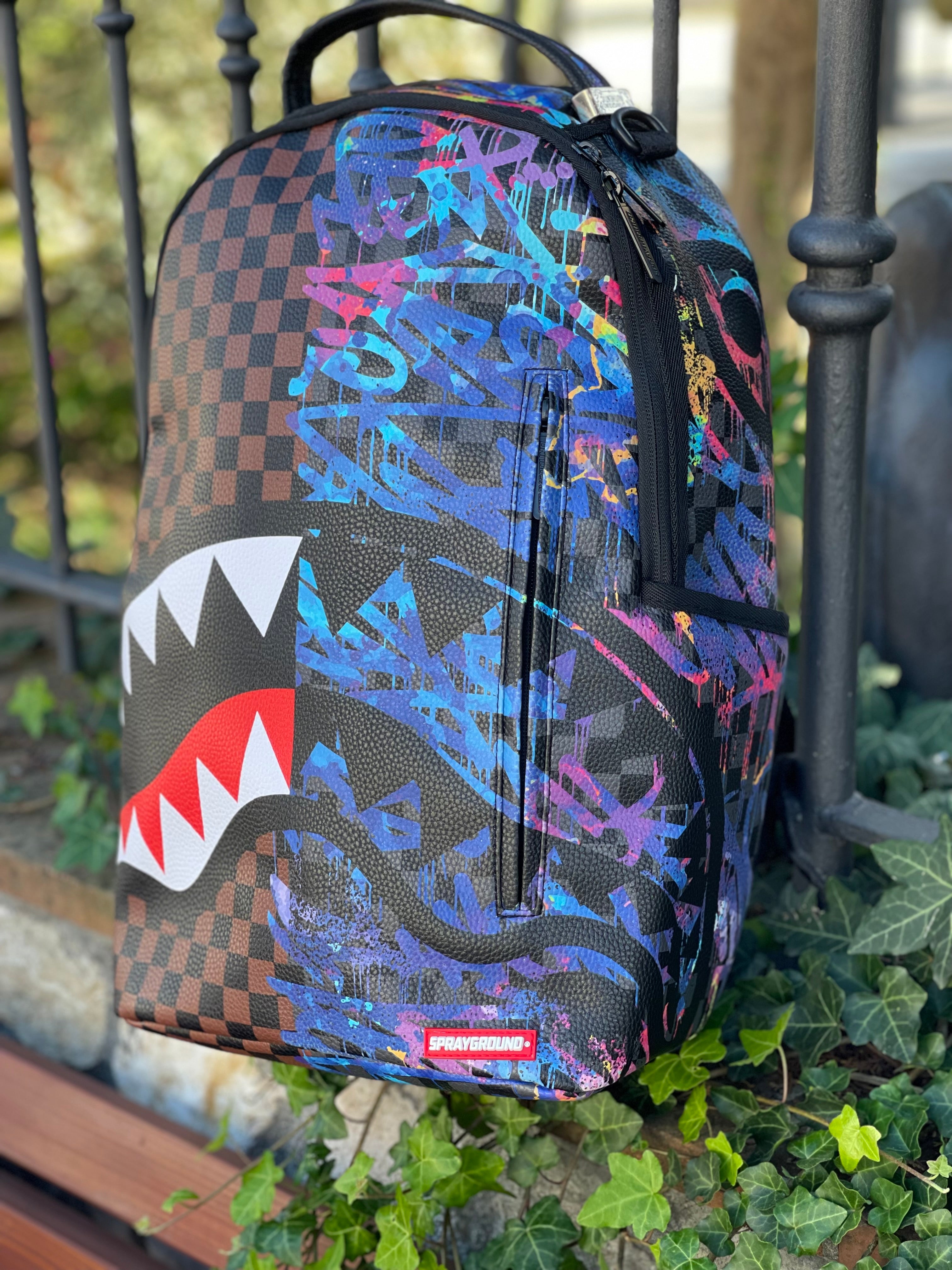 ZAINO SPRAYGROUND SHARKS IN STICKERS