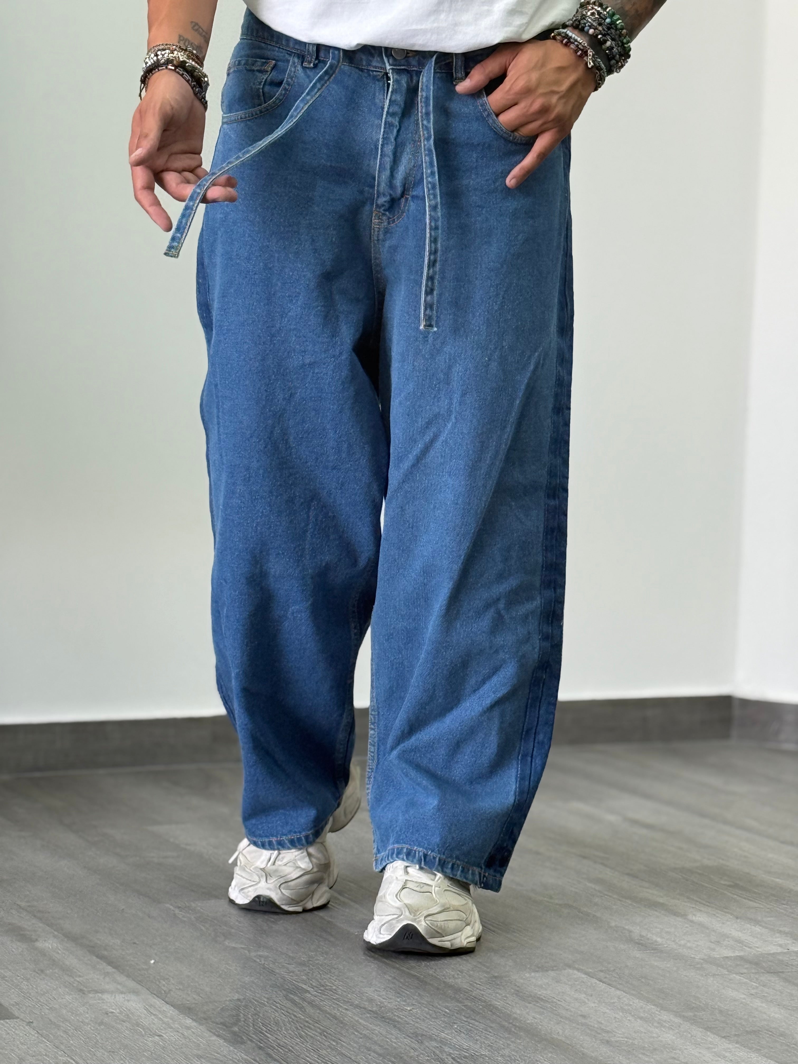 Jeans canoa banda laterale new job brand