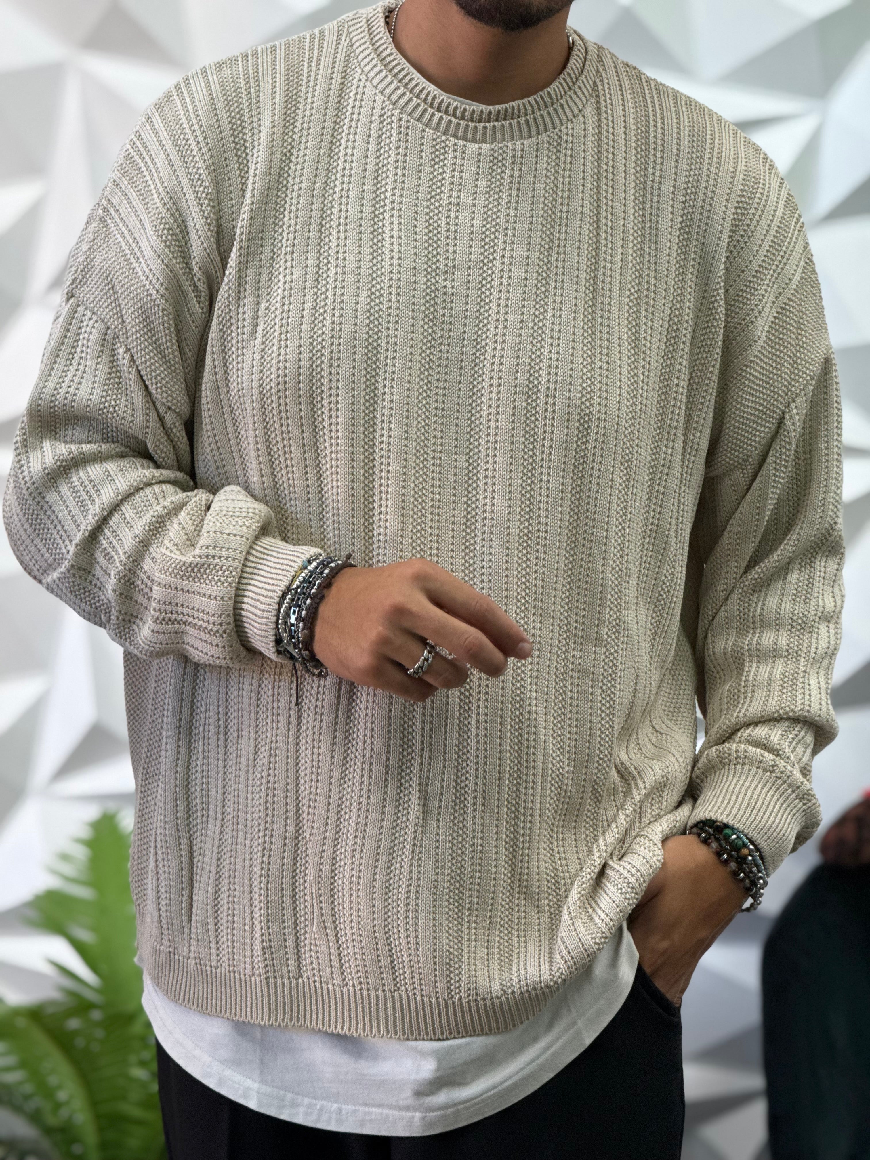 Pullover Beige  New Job Brand