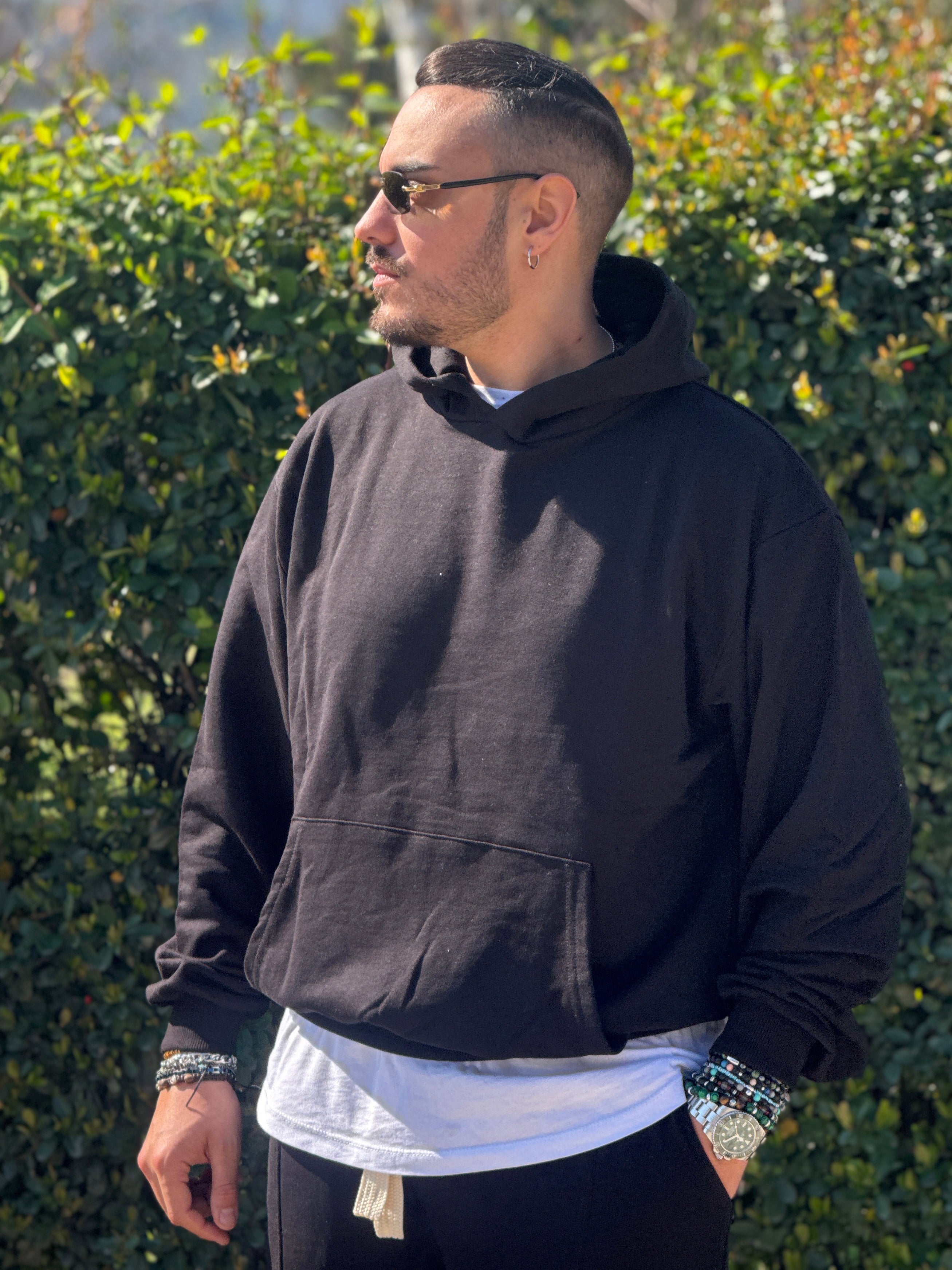 Coordinato tuta Baggy Shark nero  New Job Brand