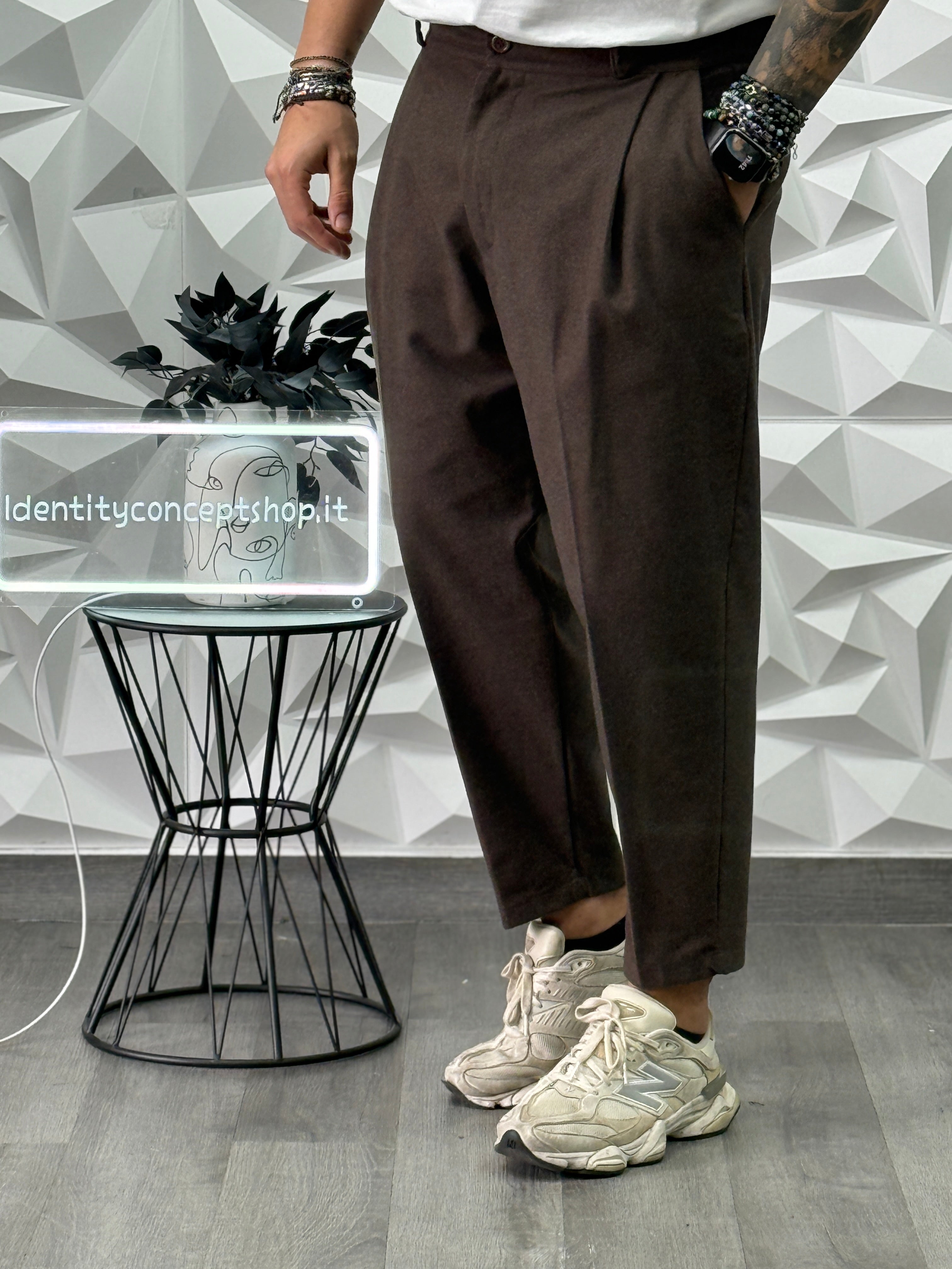 PANTALONE MONTECARLO FW26 TERRA COTTA   NEW JOB BRAND